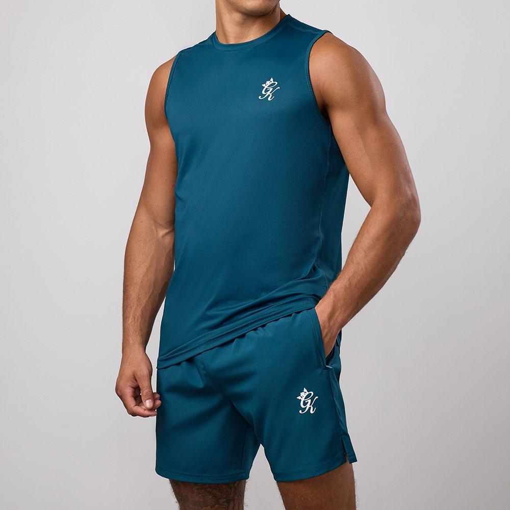 Oil Blue - Gym King - Gym King Energy Vest - Oil Blue - 3