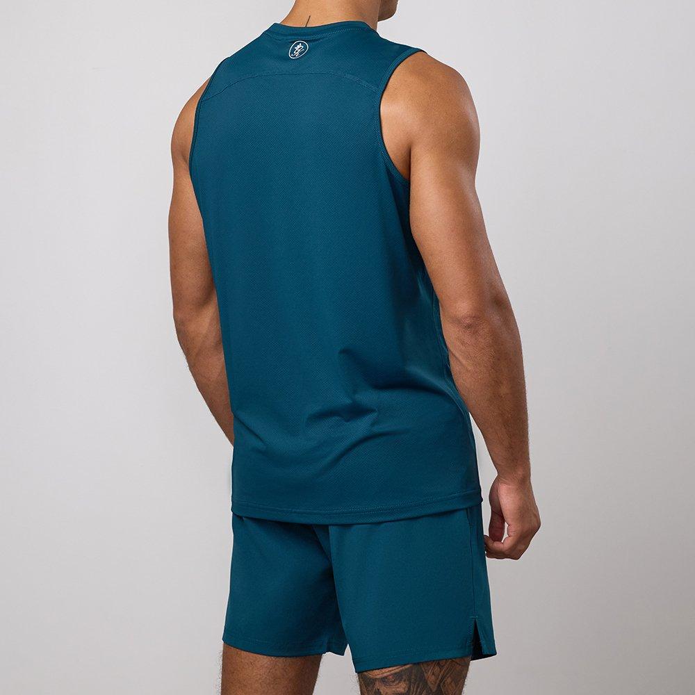 Oil Blue - Gym King - Gym King Energy Vest - Oil Blue - 4