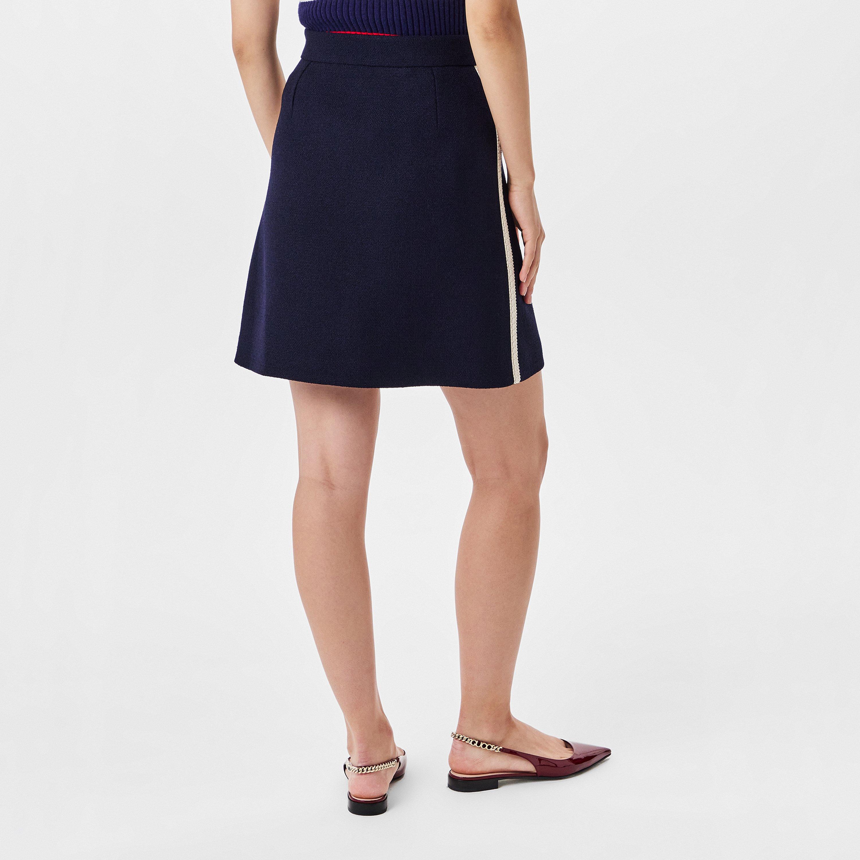 Admiral Dk B - Gucci - Women's Retro Tweed Wool Skirt - 4