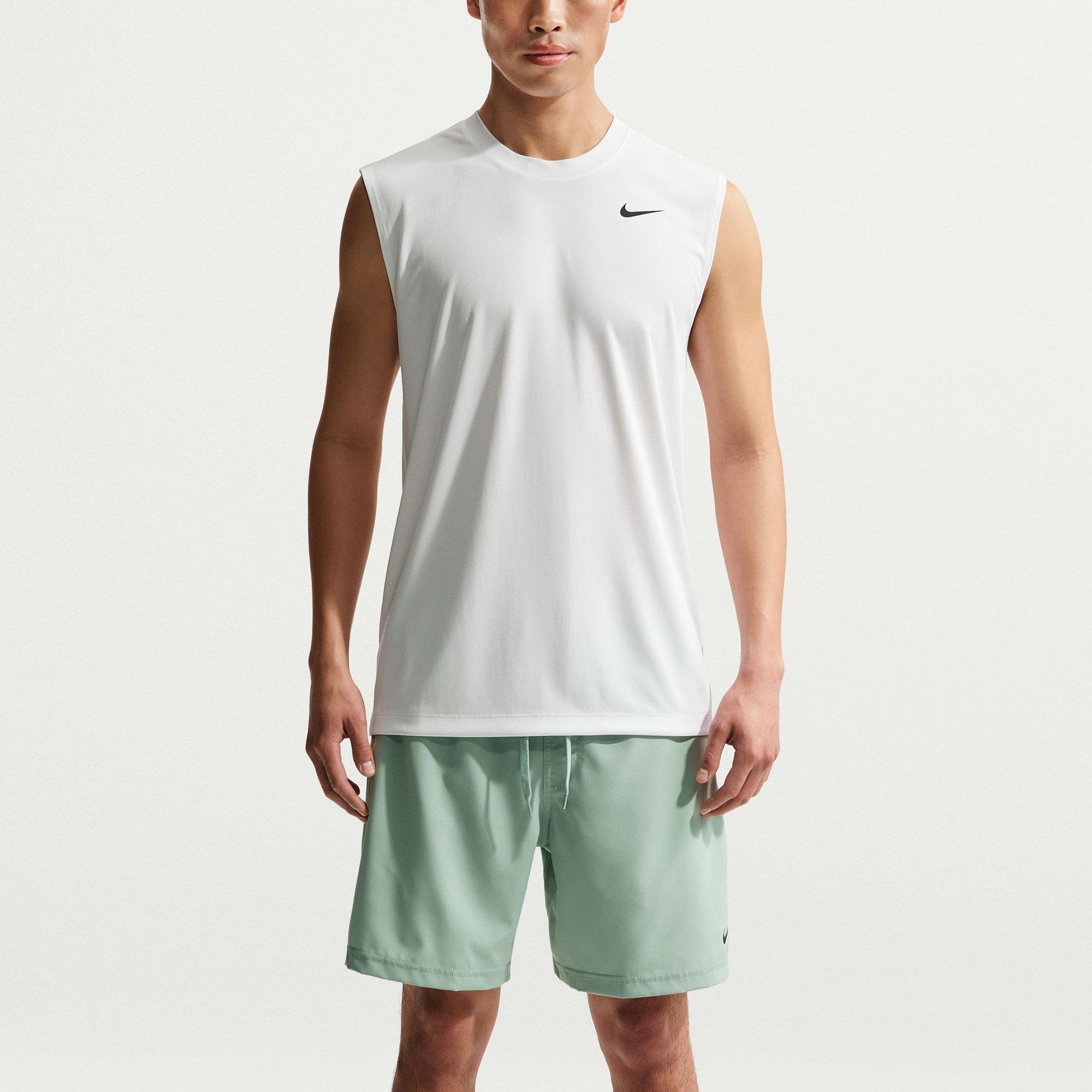 White/Black - Nike - Men's Performance Gym Vest - 1