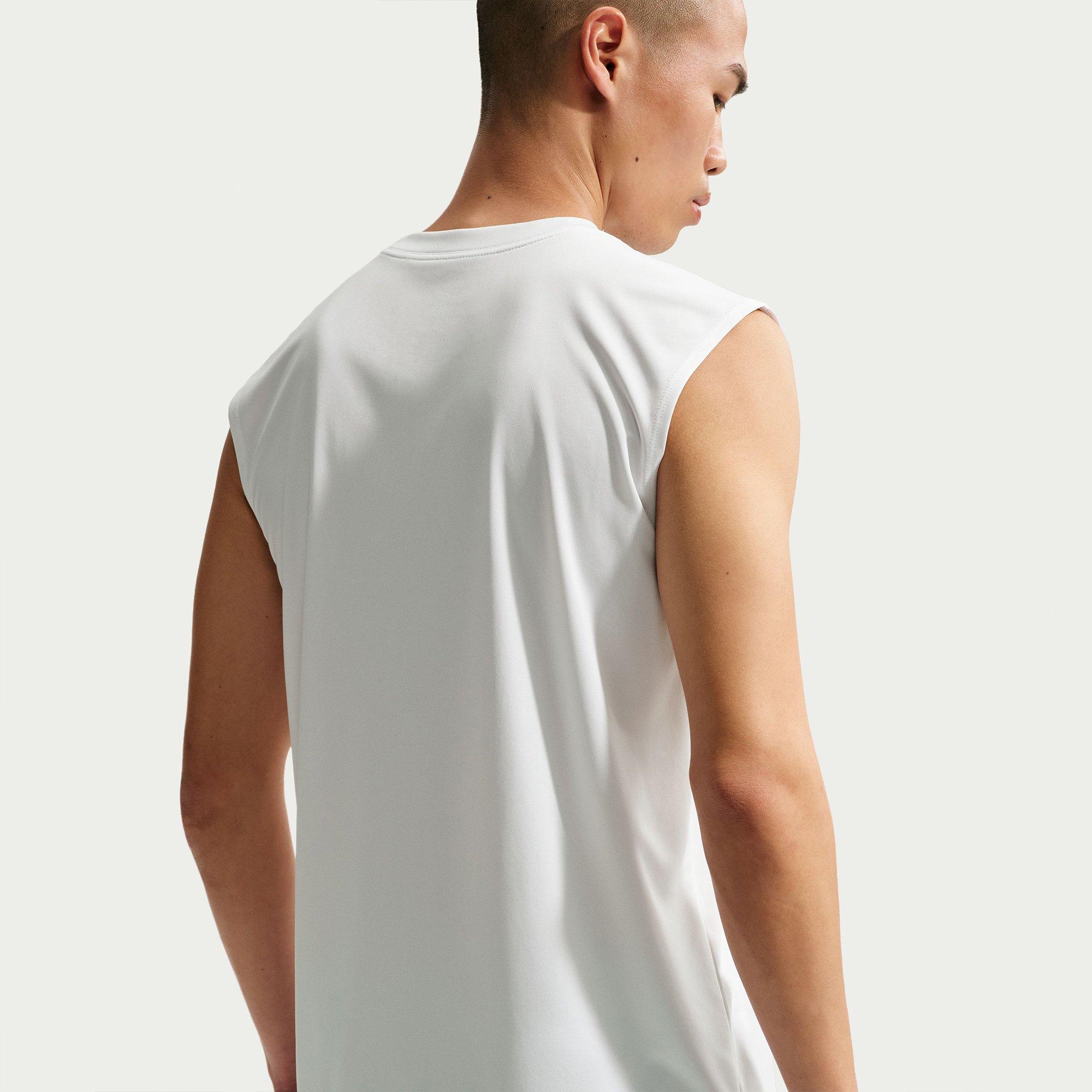 White/Black - Nike - Men's Performance Gym Vest - 4