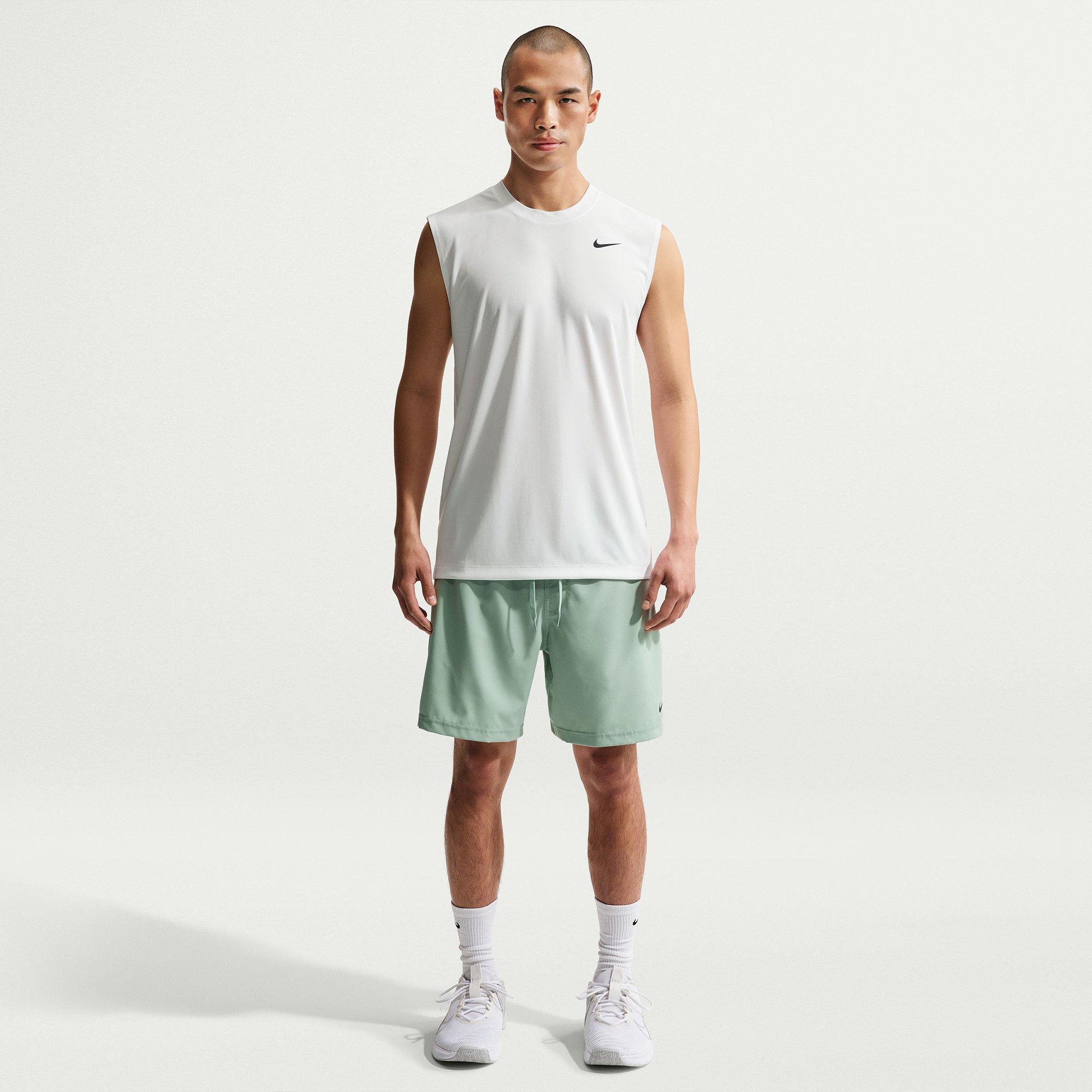 White/Black - Nike - Men's Performance Gym Vest - 5