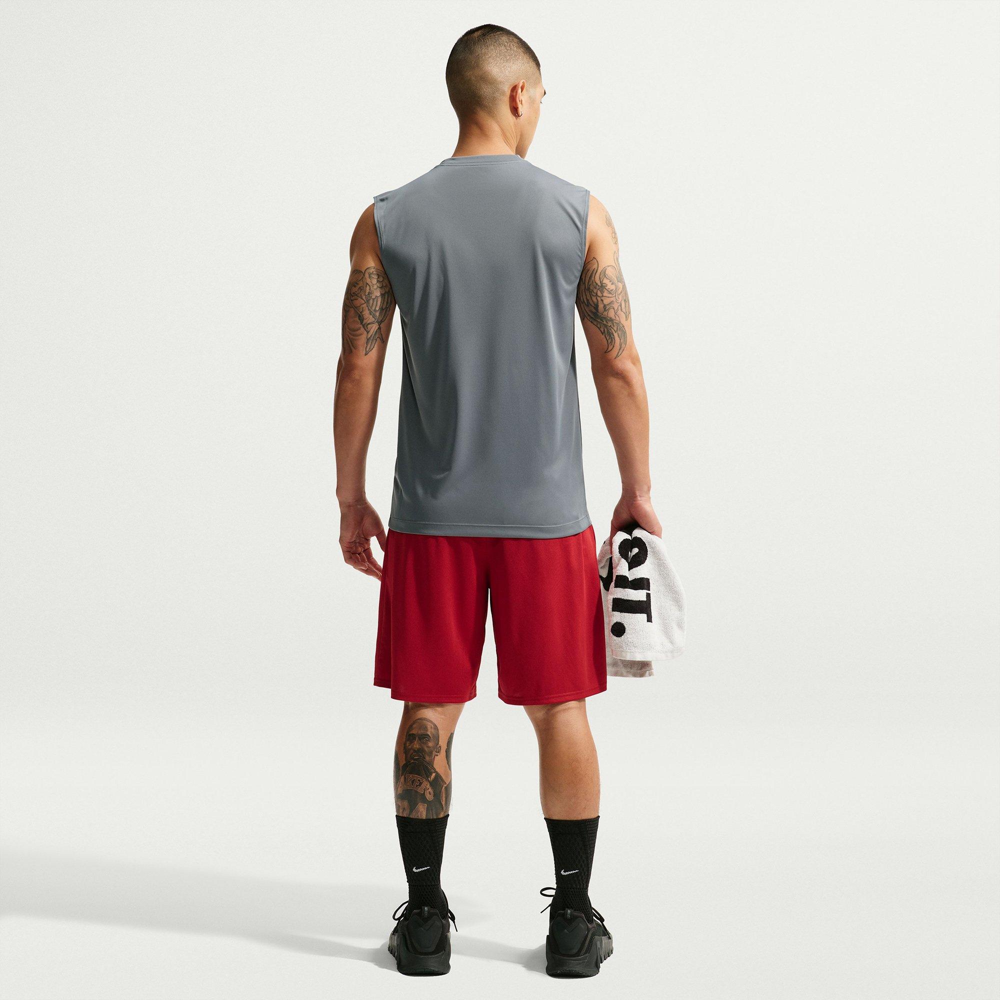 Smoke Grey/Blk - Nike - Men's Performance Gym Vest - 5