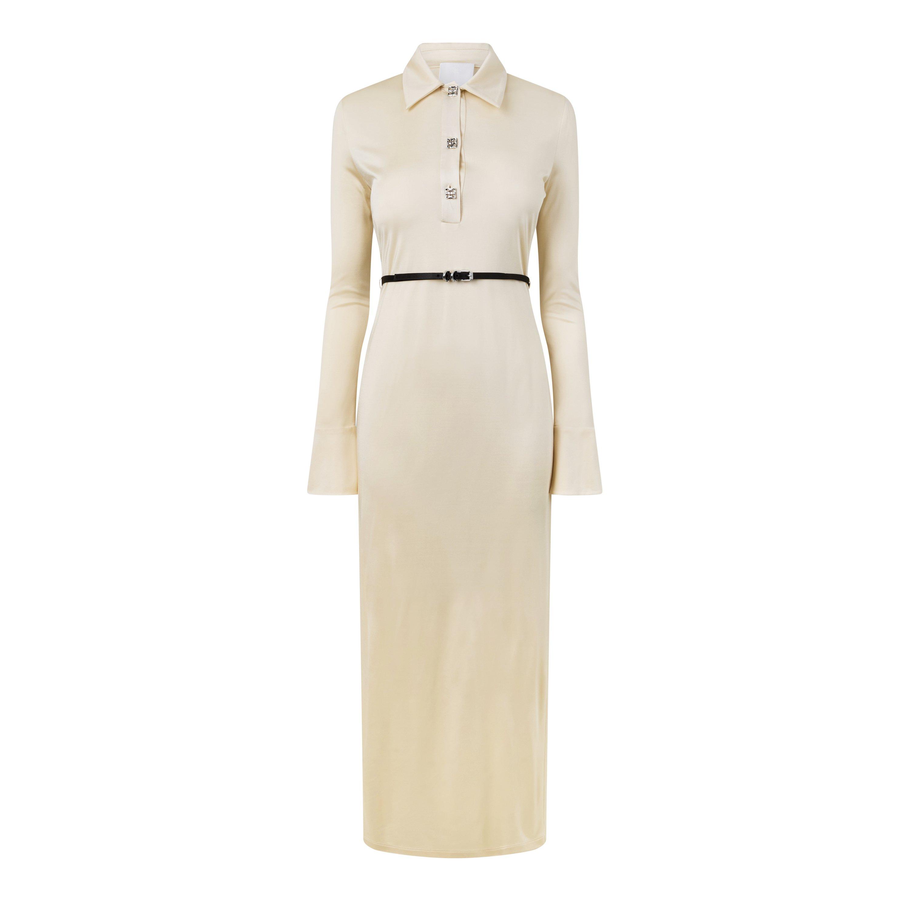 Ivory - GIVENCHY - Voyou Belt Dress - 5