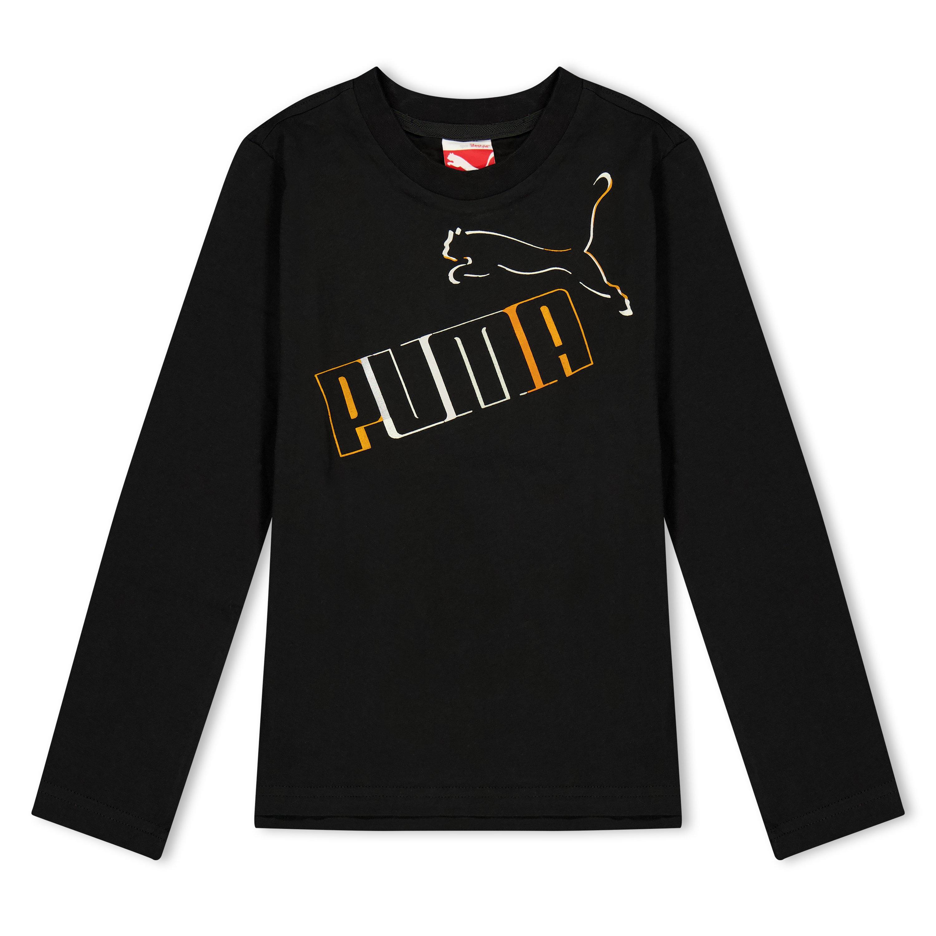 Zwart - Puma - Multicolor Ls Tee Juniors - 1