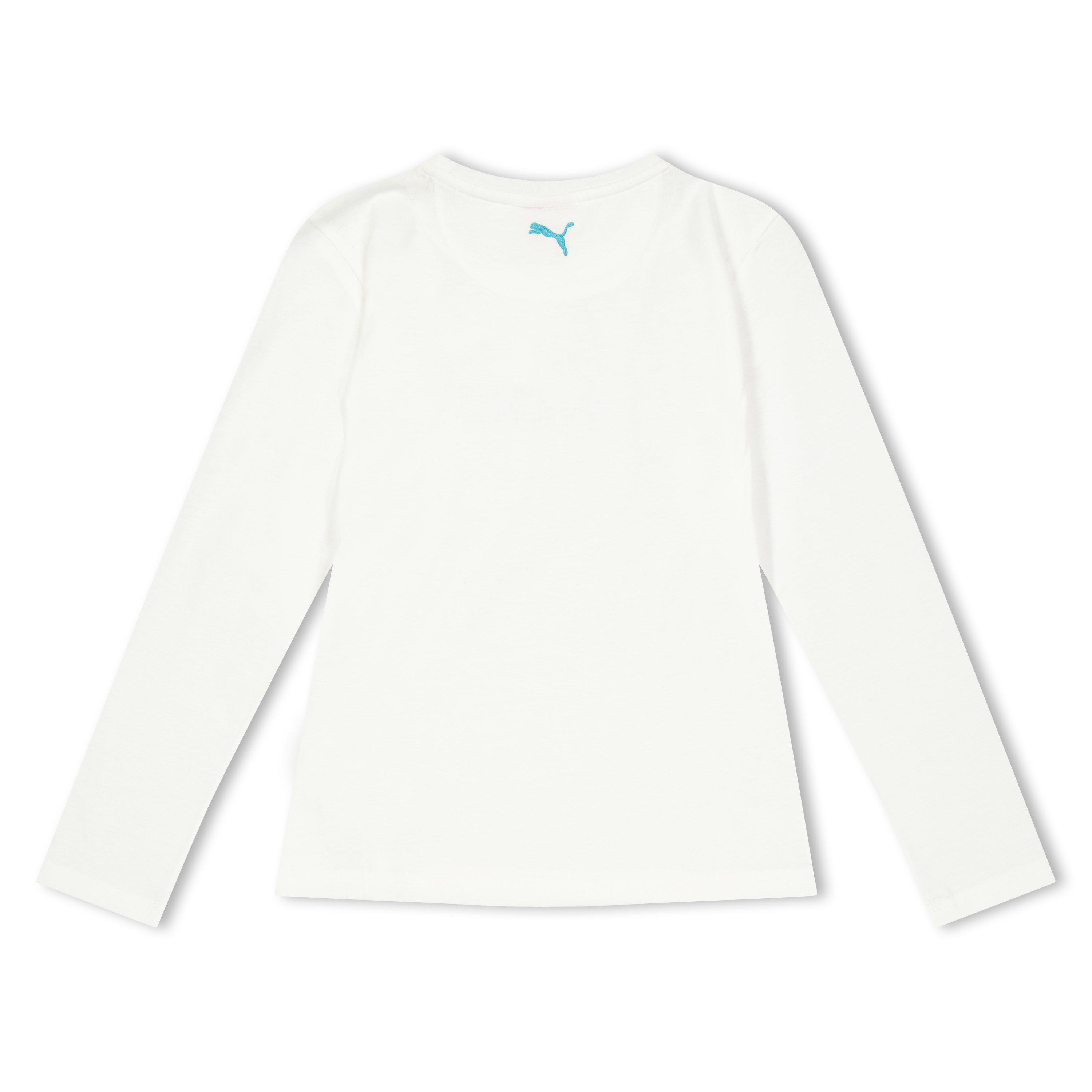 White - Puma - Ls Tee Juniors - 2
