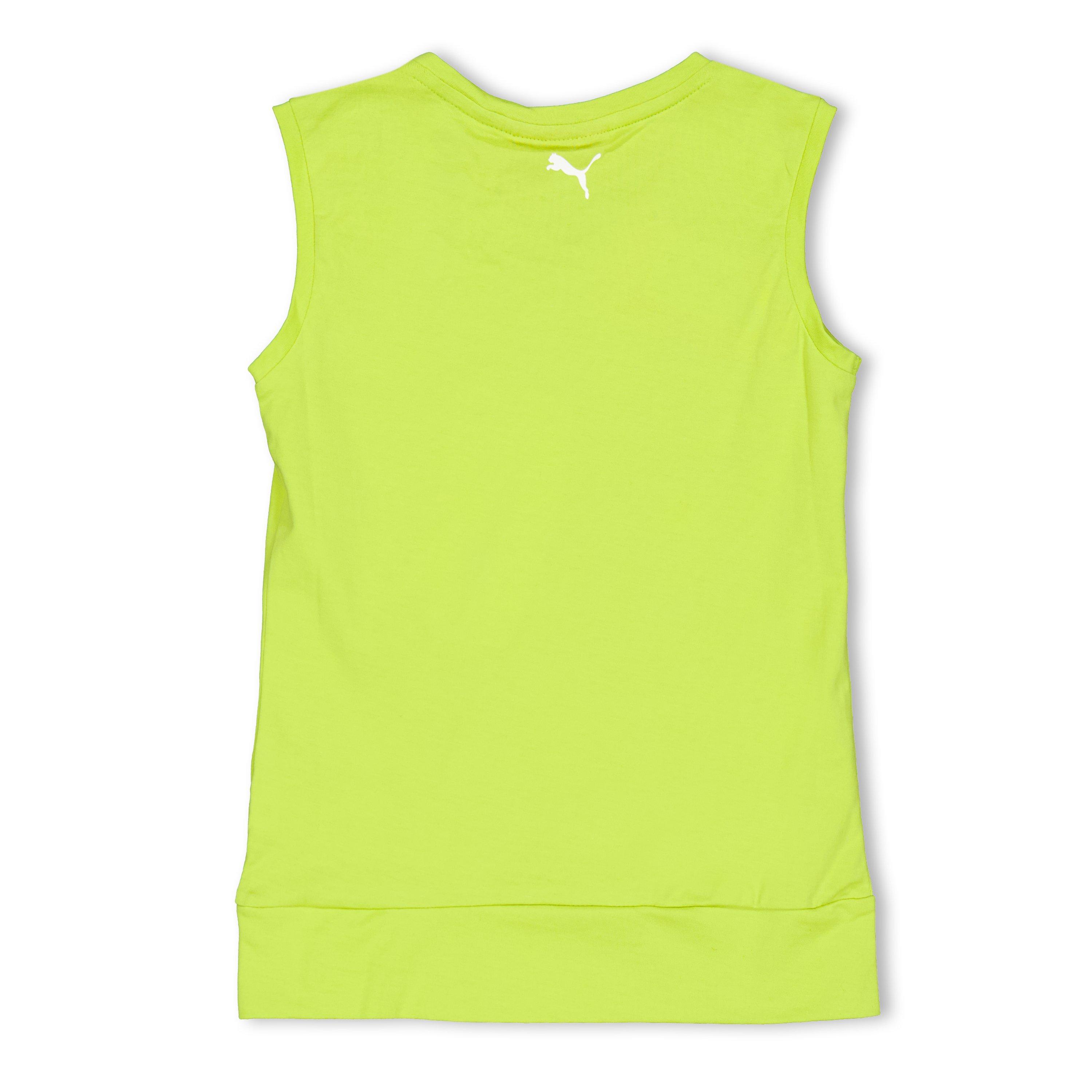 Green - Puma - Girls Cat And Wonding Sl Tee Juniors - 2