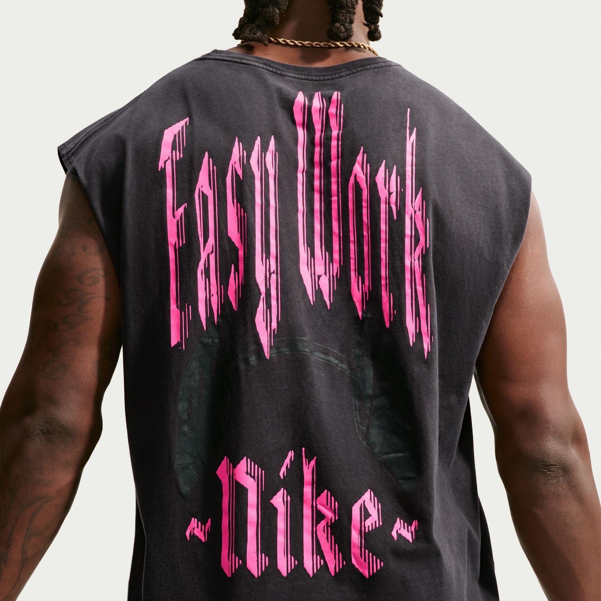 Sort/HyperPink - Nike - Men's PRO Dri-FIT Crew-Neck Sleeveless Slim-Fit Vest - 9