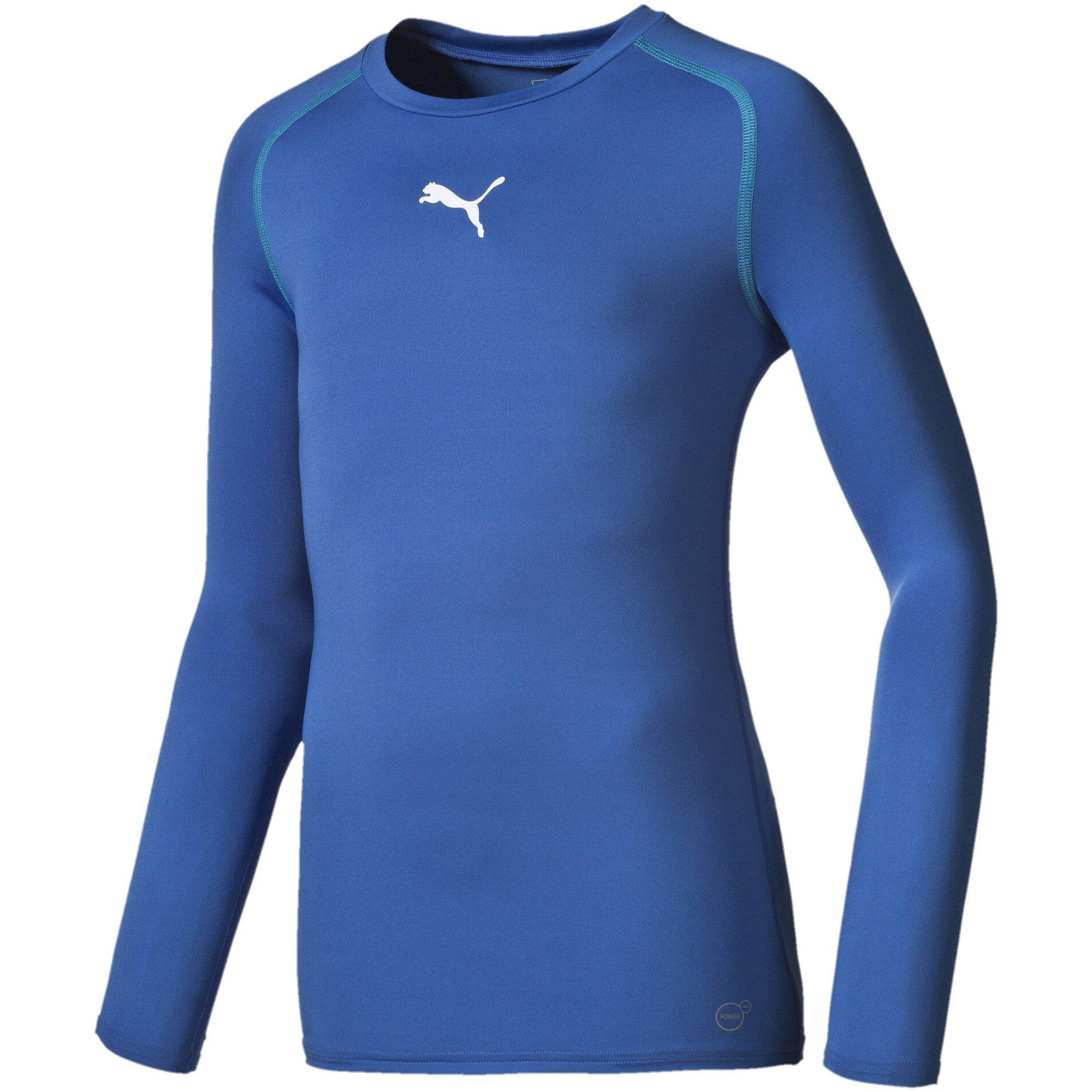 Azul - Puma - (5) Tb Ls Tee (Vent) Juniors