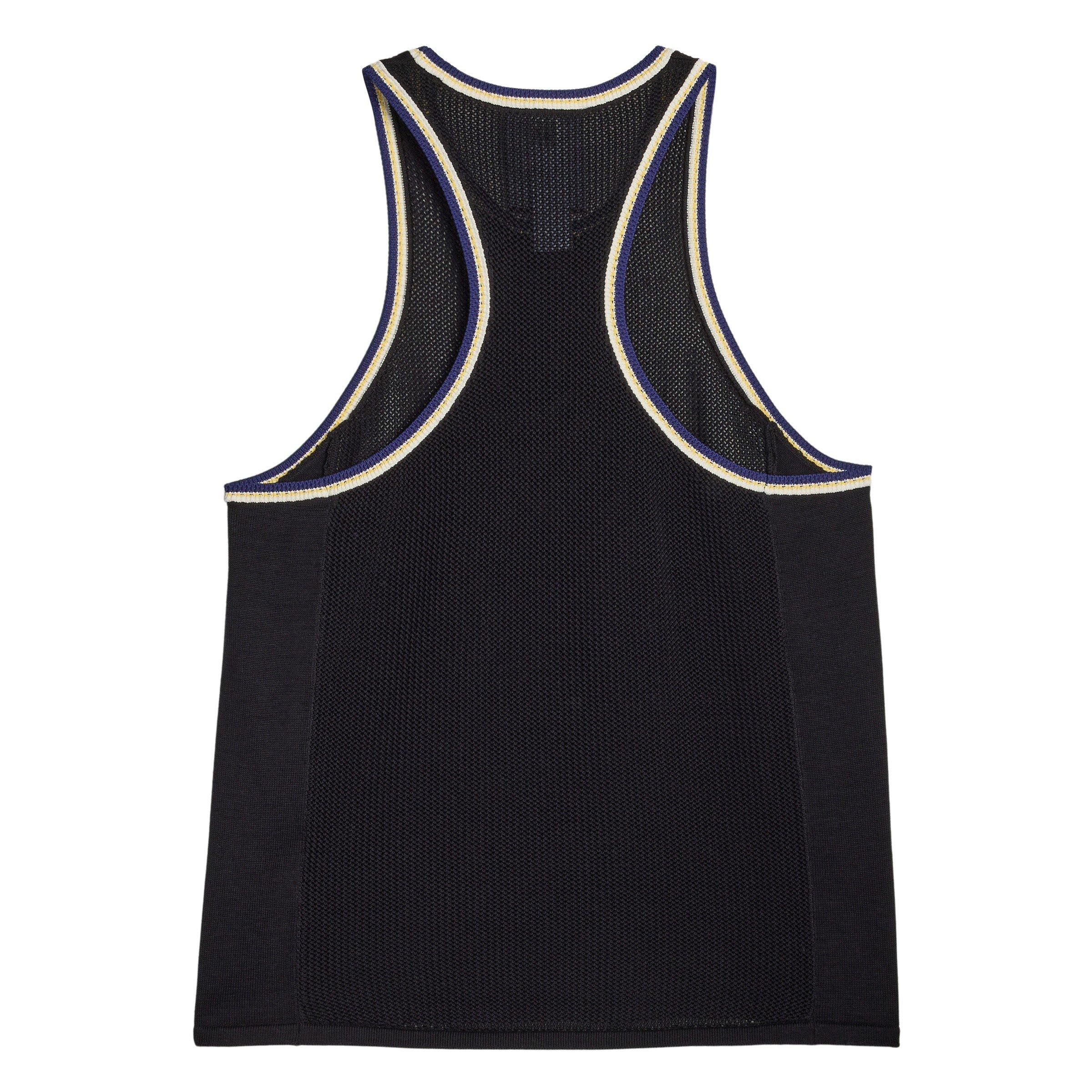 Black - adidas Originals - Mens Wales Bonner Y3 Knitted Tank Vest - 2