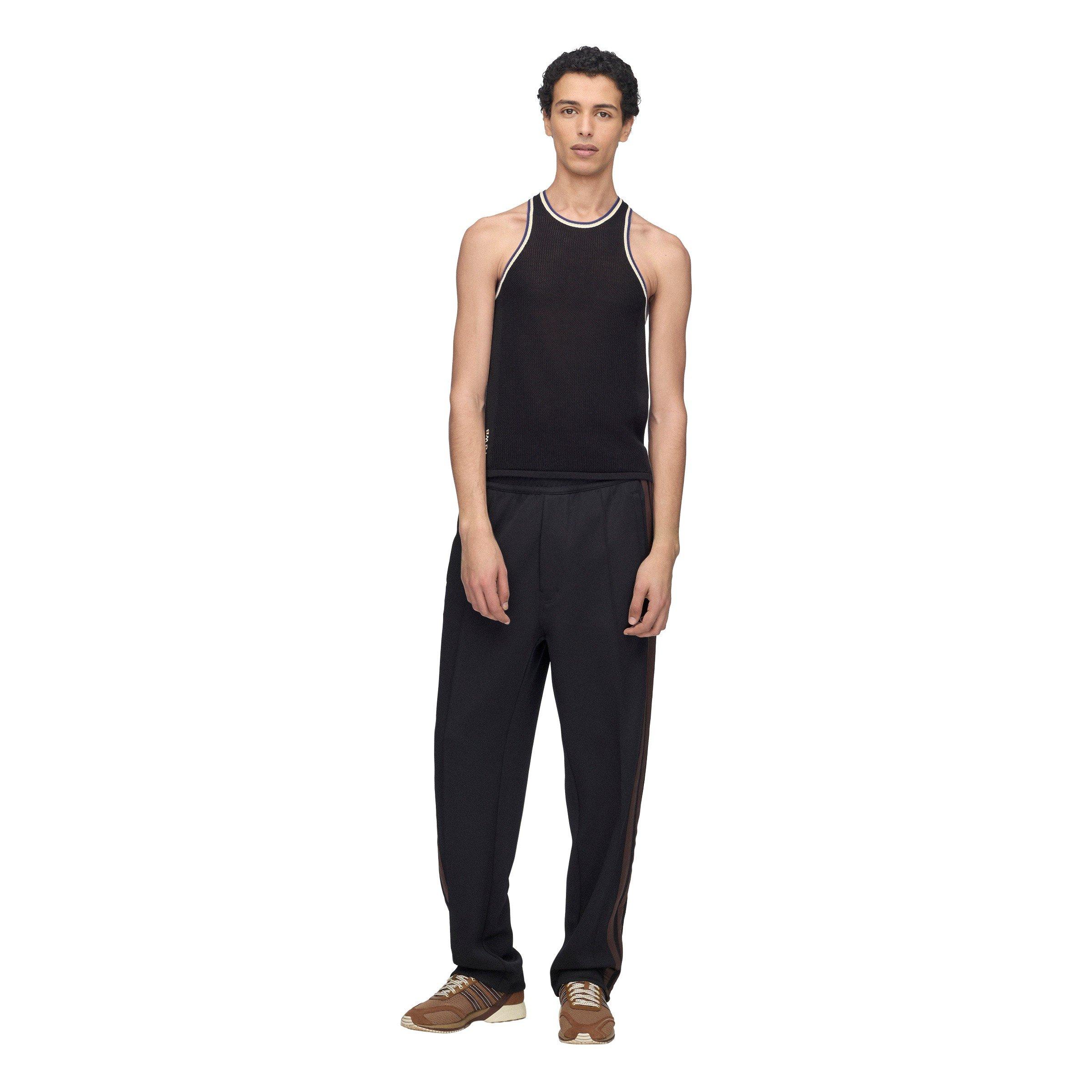 Black - adidas Originals - Mens Wales Bonner Y3 Knitted Tank Vest - 6