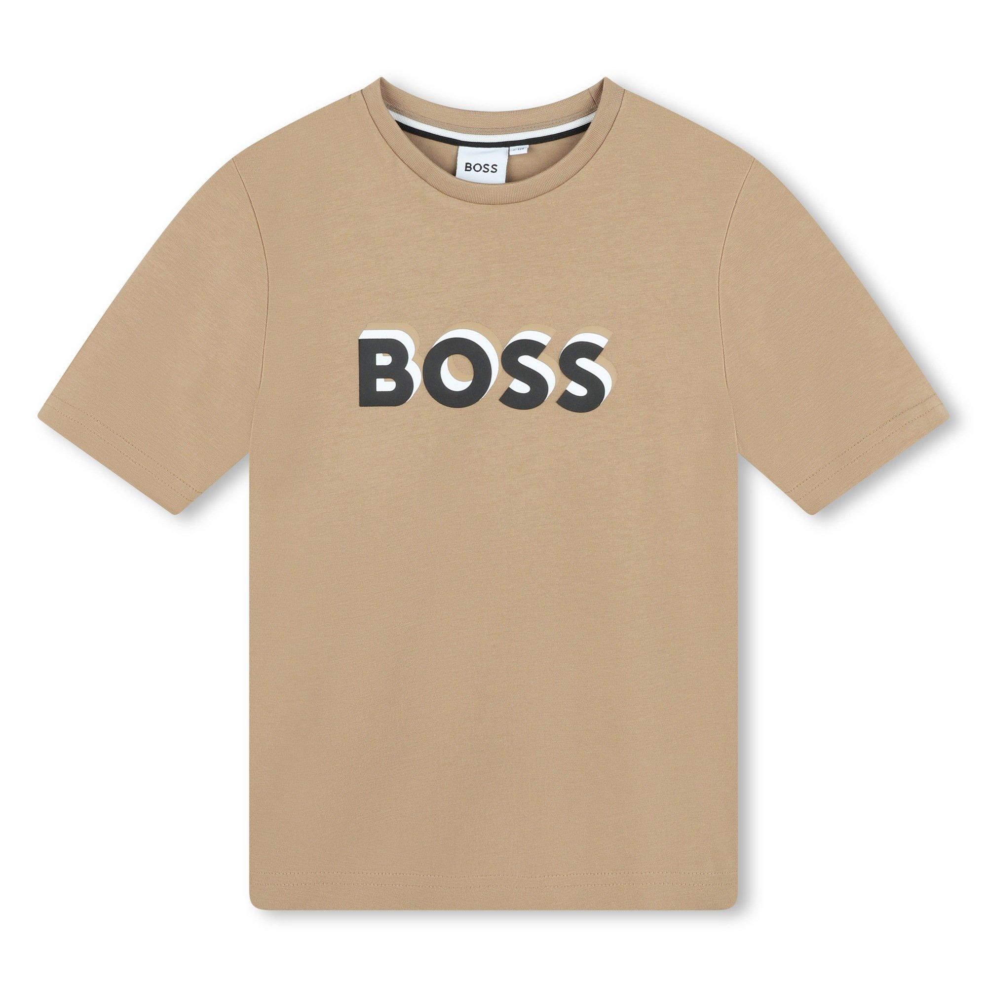 Boss Kids Bld Logo T-Shirt, Bold Design