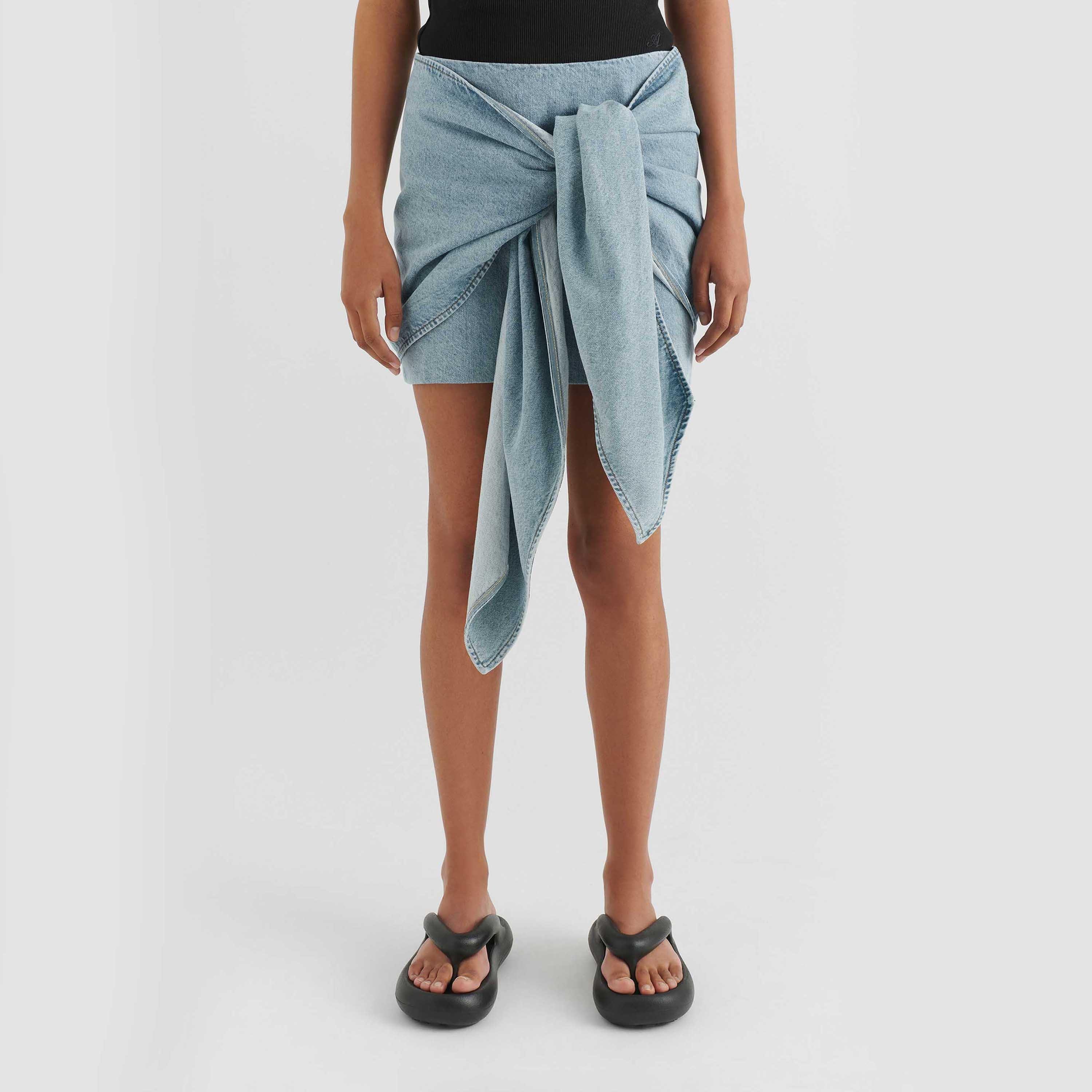 Light Blue - Axel Arigato - Hydra Wrap Skirt - 1