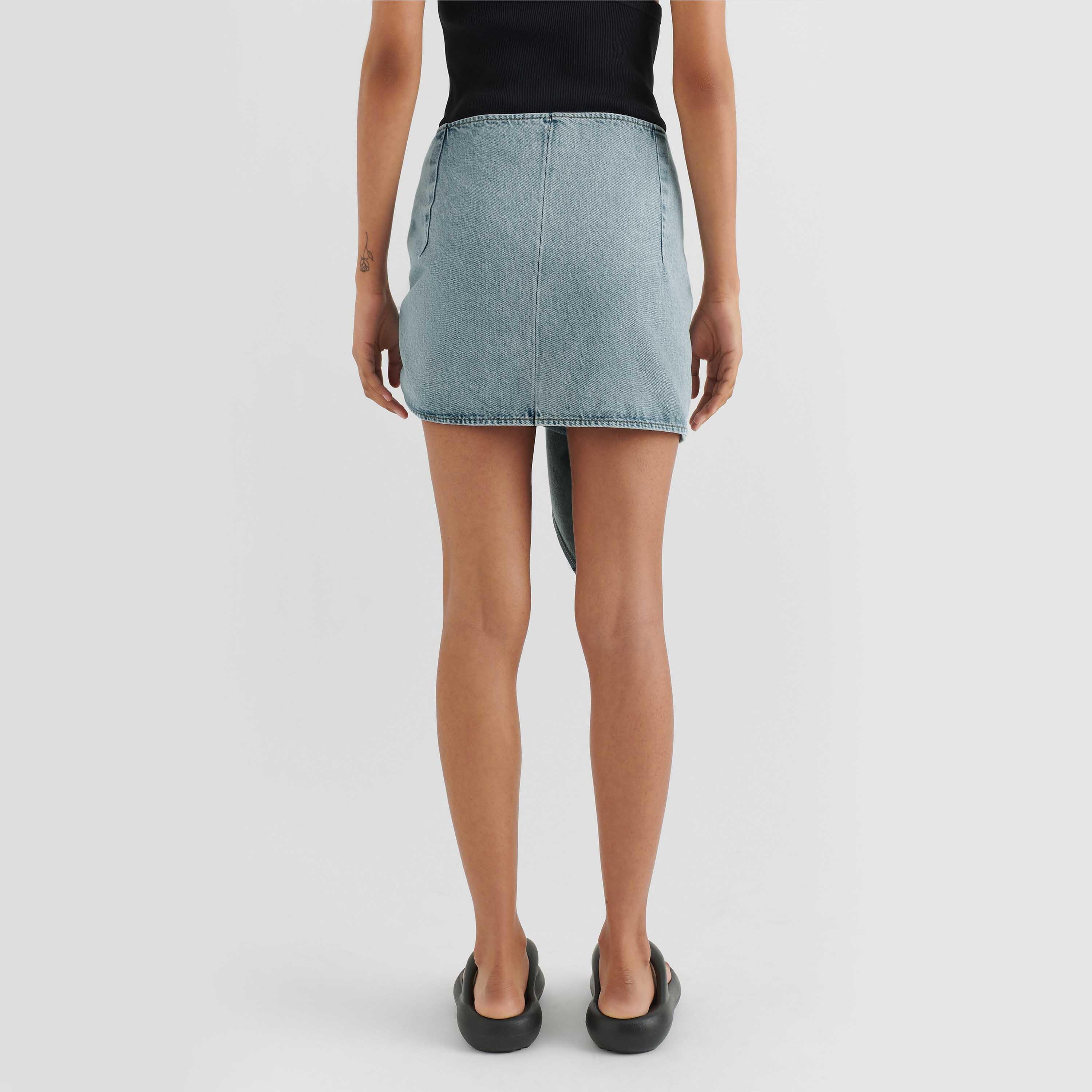 Light Blue - Axel Arigato - Hydra Wrap Skirt - 3