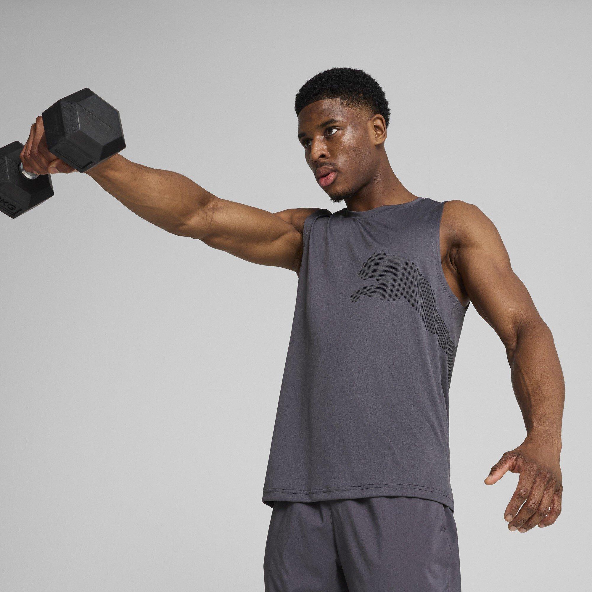 Grey - Puma - Big Logo Tank Sn99 - 3