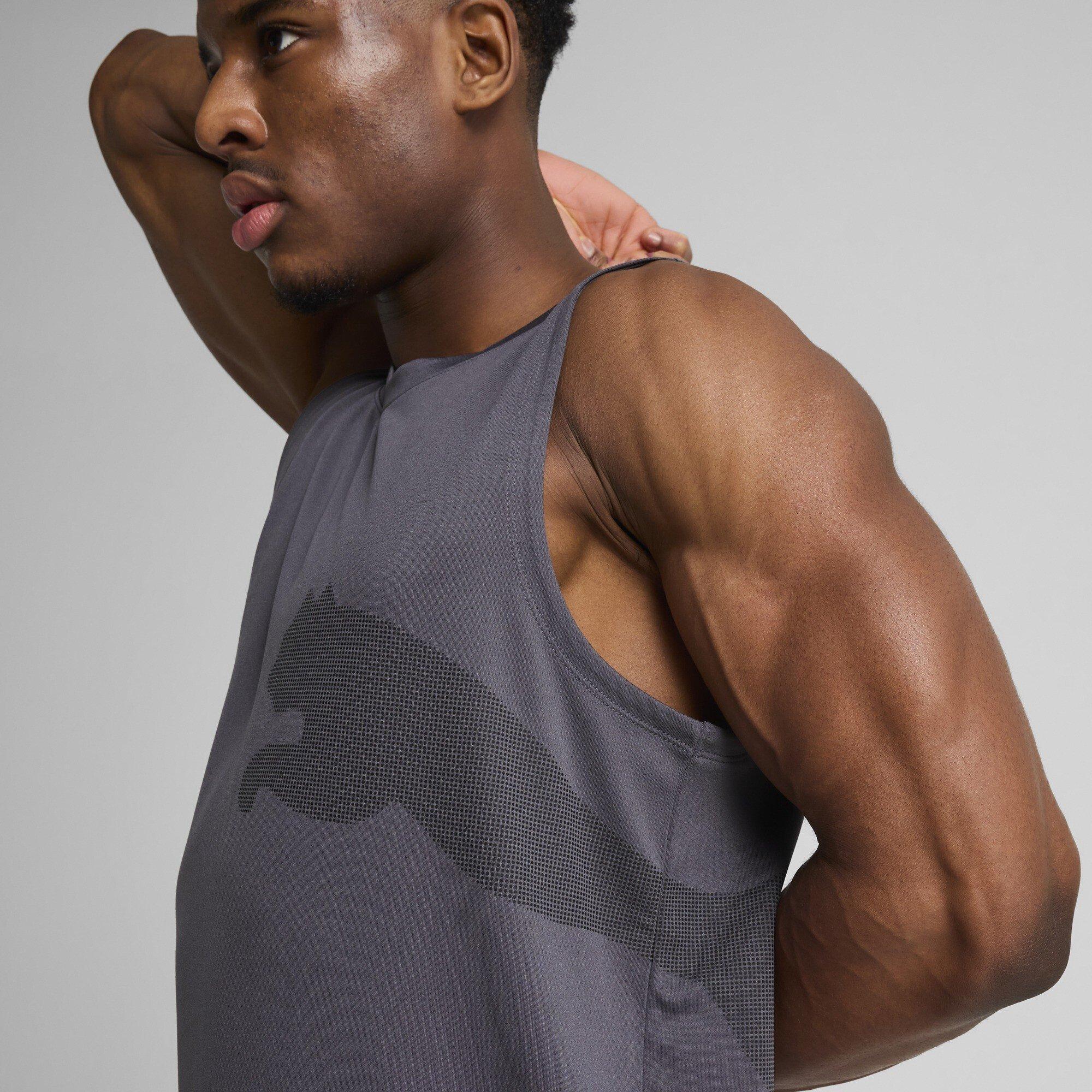 Grey - Puma - Big Logo Tank Sn99 - 5