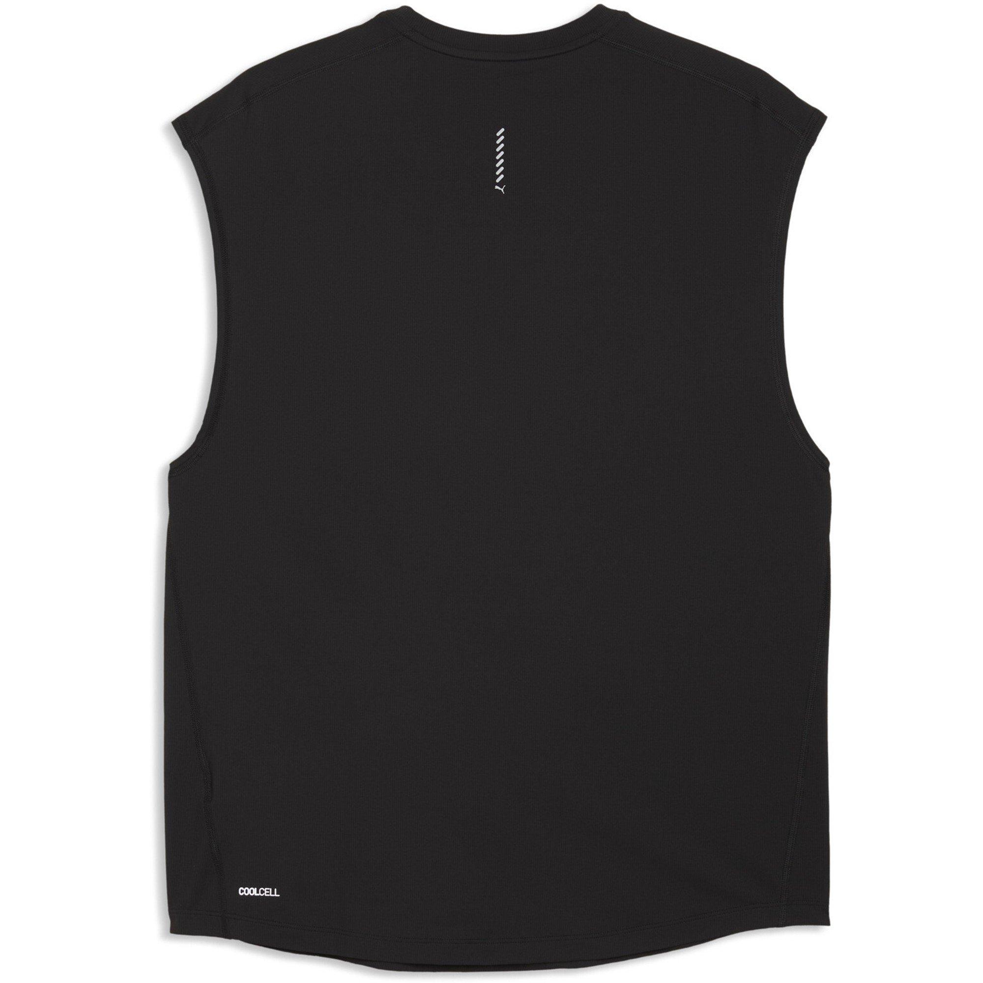 Puma Schwarz - Puma - Men's Run Coolcell Performance Gym Vest - 2
