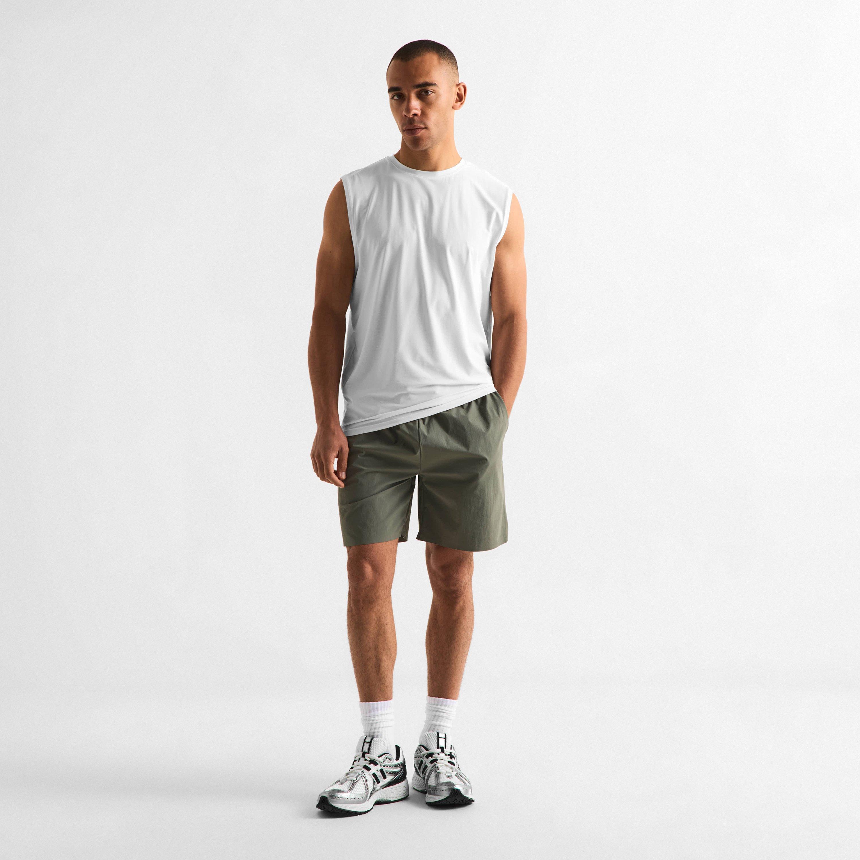 White - Condition - Men's Aero Tank Performance Gym Vest - 6