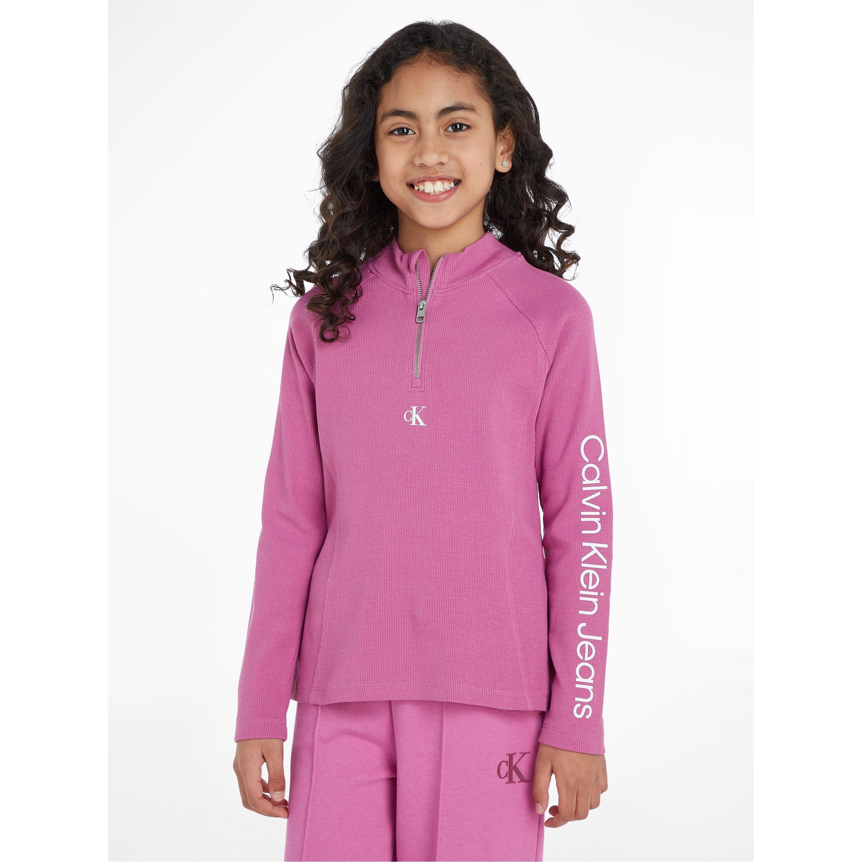 Violet Sjov - Calvin Klein Jeans - Kids' Hero Logo Long-Sleeve T-Shirt - 2