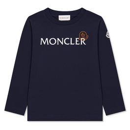 Moncler Long Sleeve Logo T Shirt Juniors