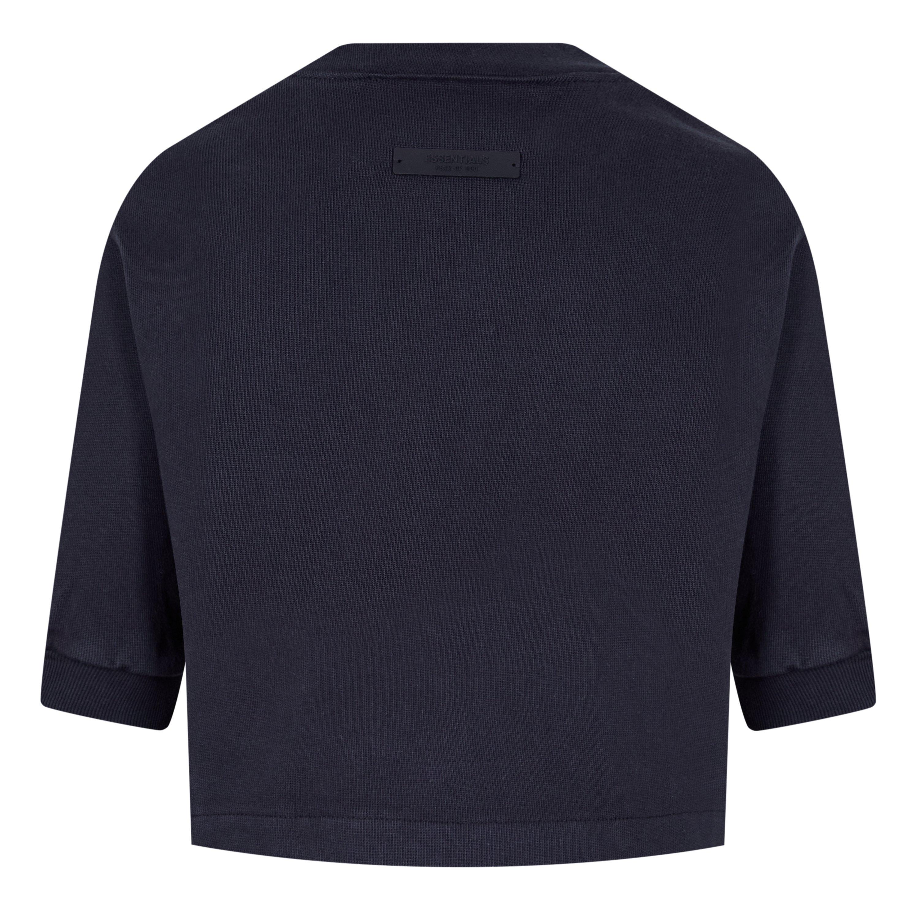 Black - Fear Of God Essentials - Unisex Kids' Logo Long-Sleeve T-Shirt - 2