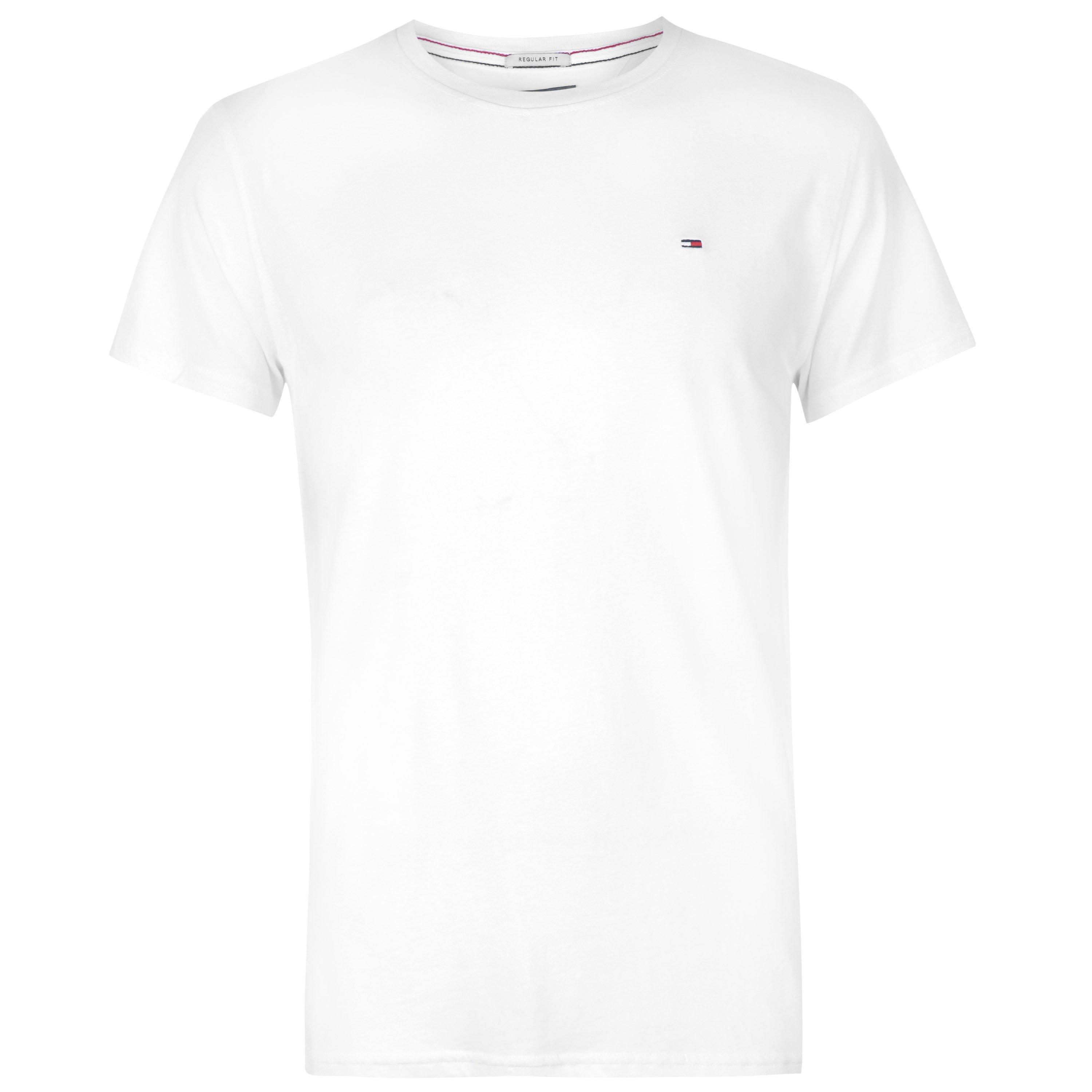 Tommy Jeans Men's Original Crew Neck Tee - White - 3XL