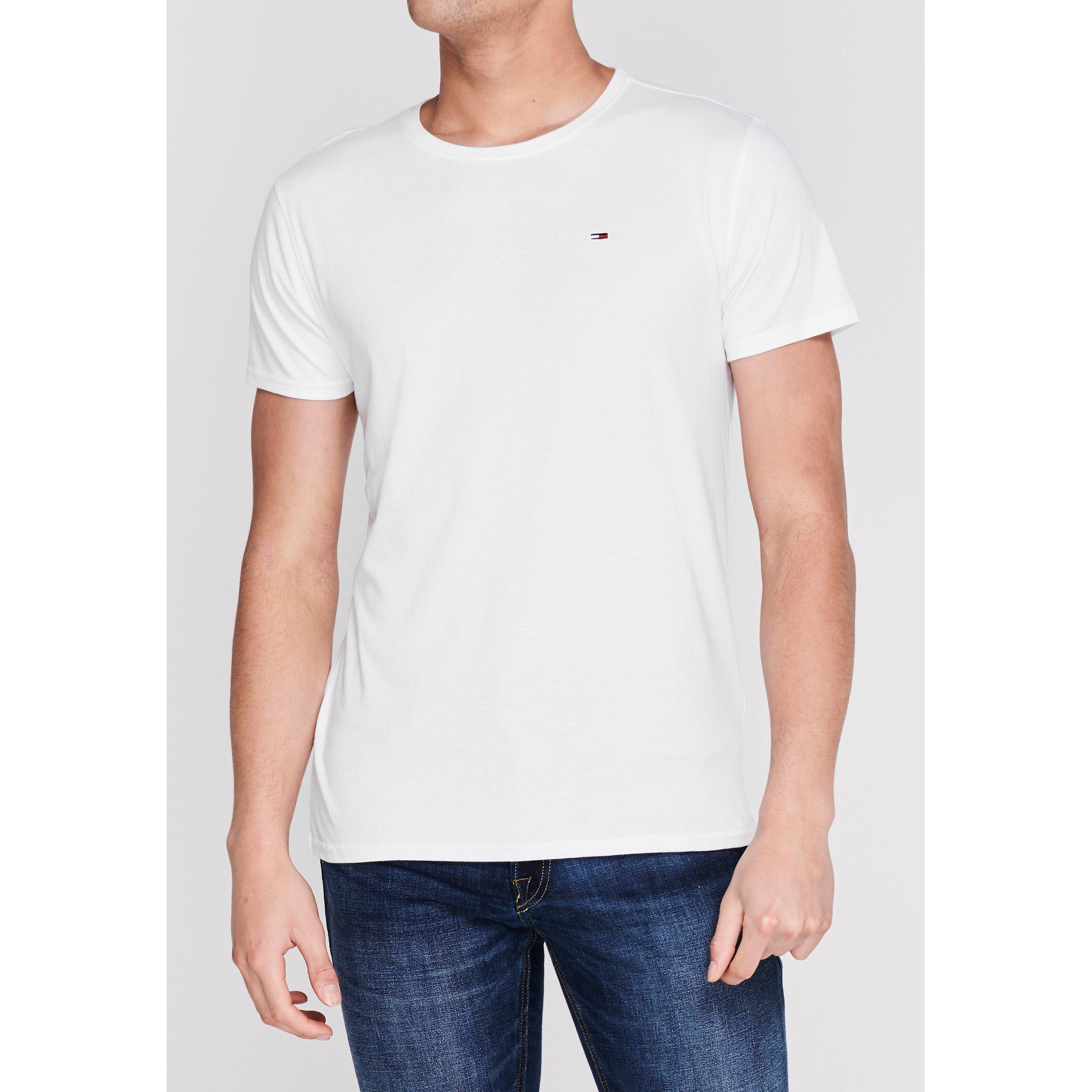 White - Tommy Jeans - Original Crew Neck Tee - 3