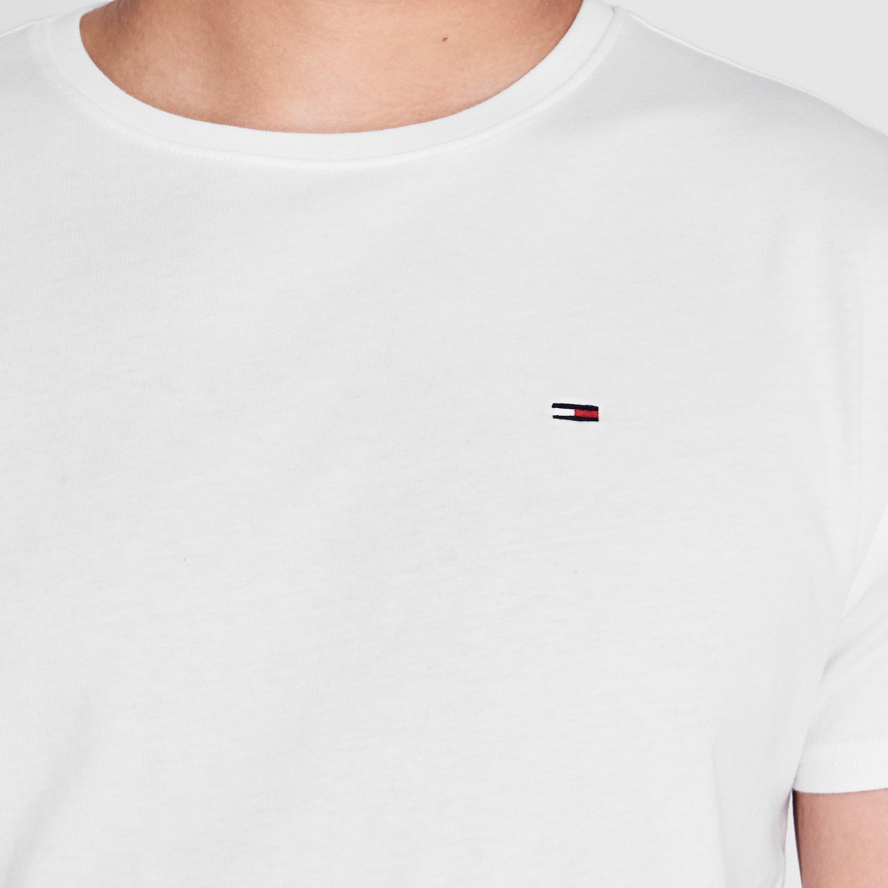 White - Tommy Jeans - Original Crew Neck Tee - 5