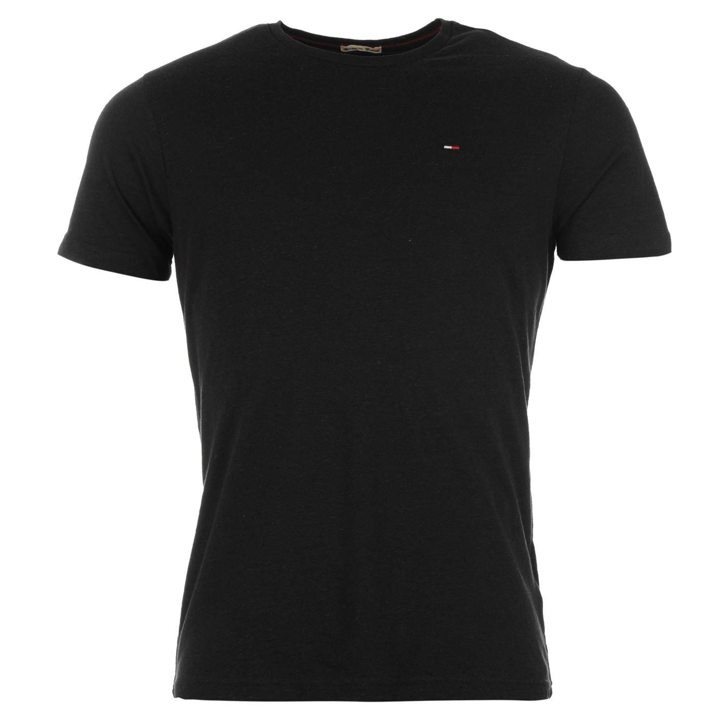 Tommy Jeans Men's Original Crew Neck Tee - Black - 2XS