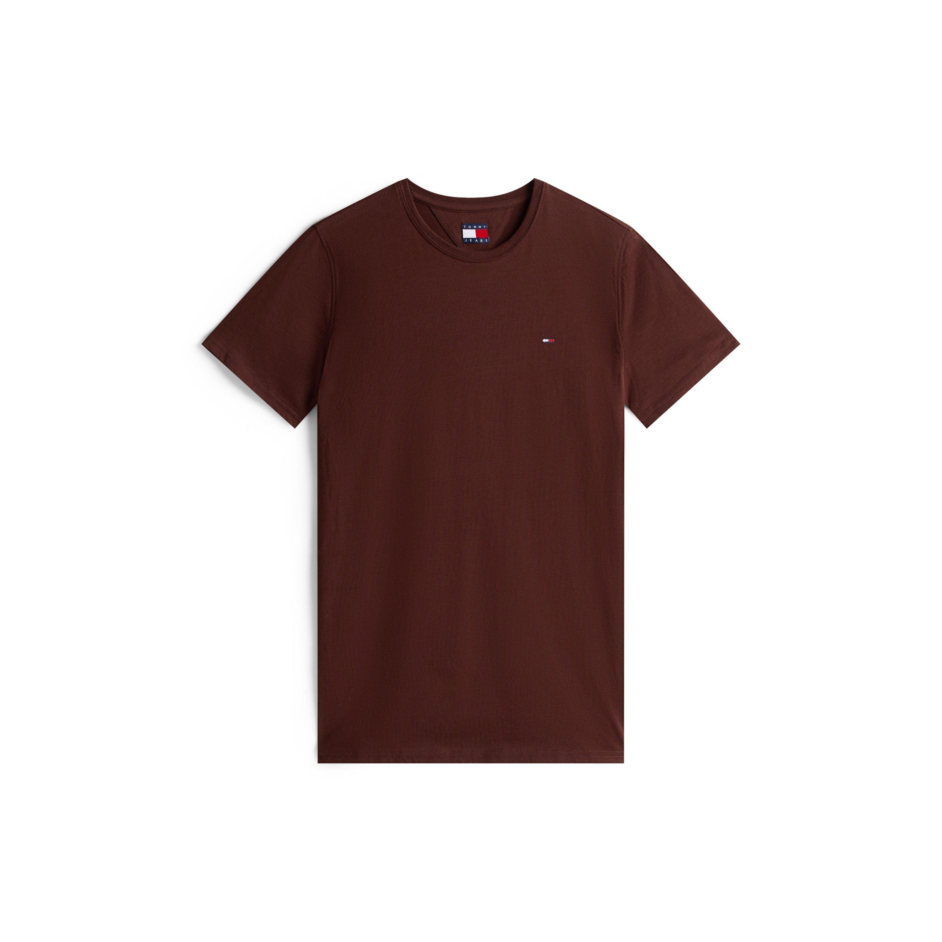 Tommy Jeans Men's Original Crew Neck Tee - Rich Brown - M