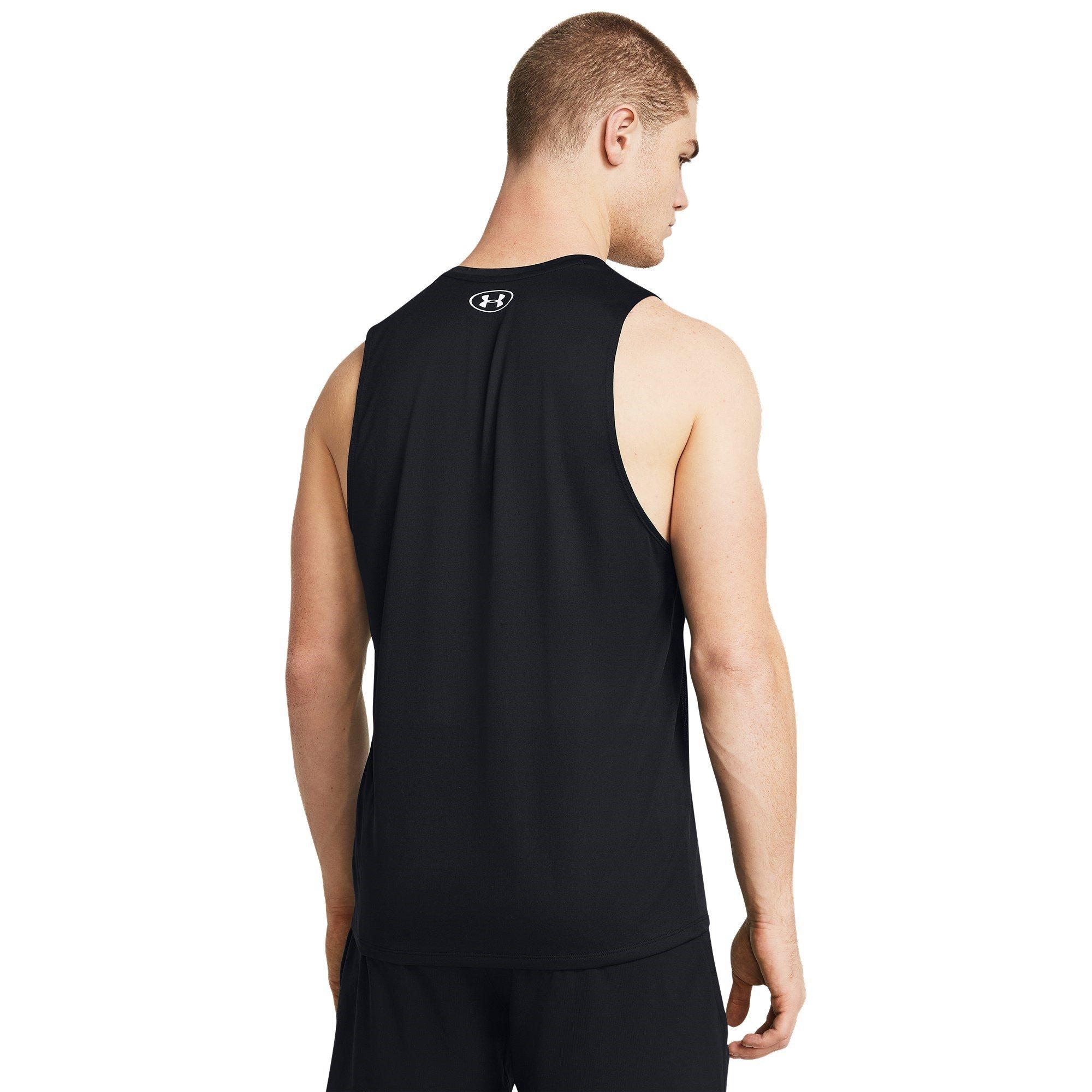 Black/Grey - Under Armour - Under Tech 2.0 Tank Top Mens - 3