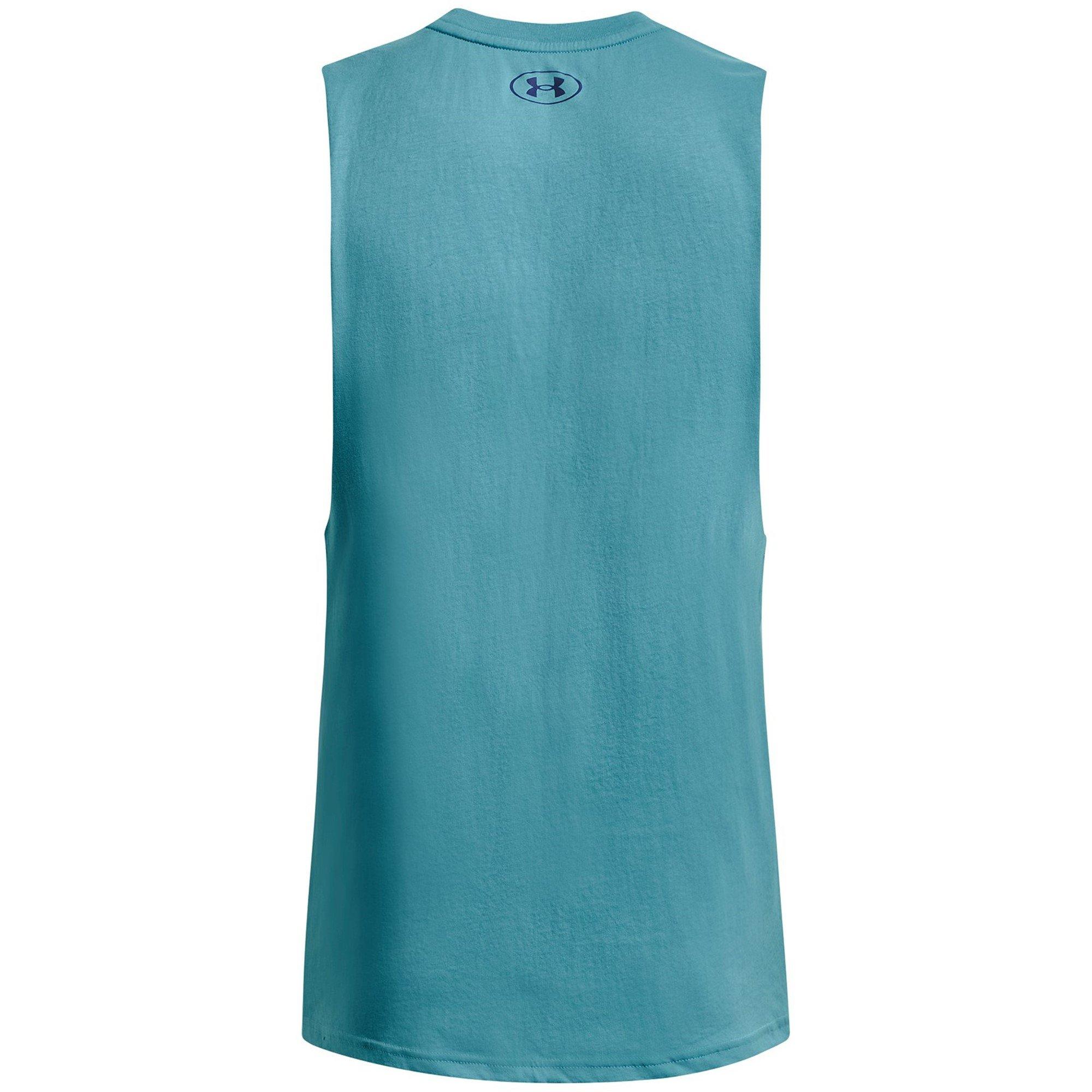 Blue - Under Armour - Armour PR Bull Tank Top Mens - 2