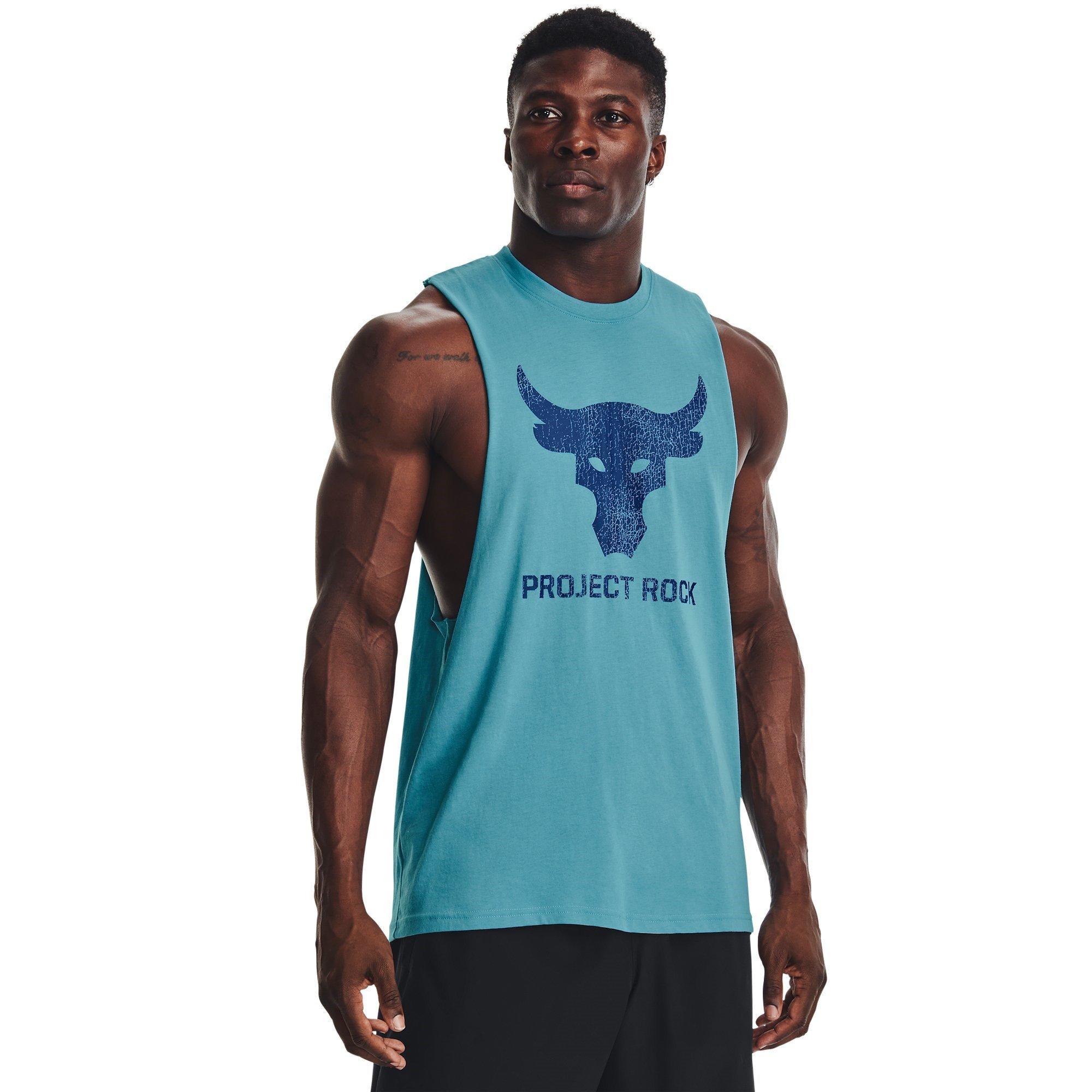 Blue - Under Armour - Armour PR Bull Tank Top Mens - 3