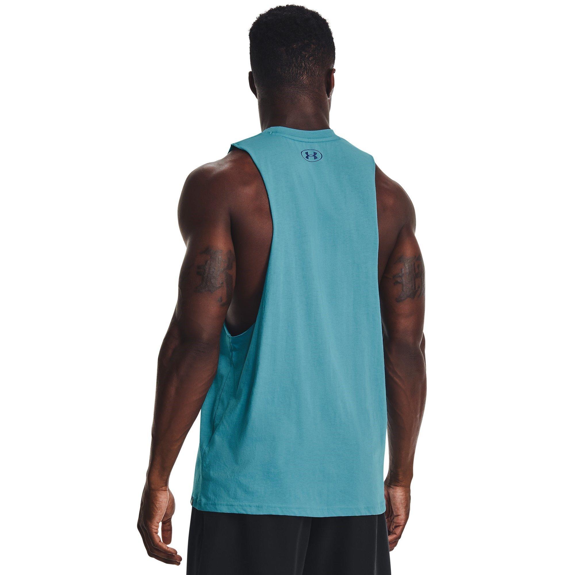Blue - Under Armour - Armour PR Bull Tank Top Mens - 4