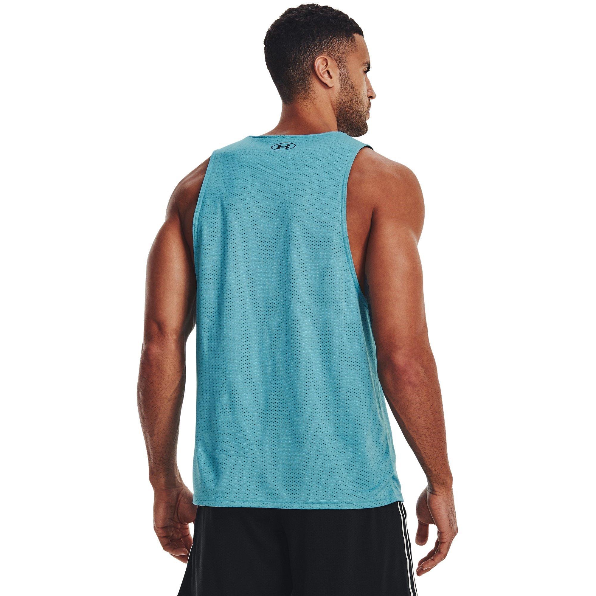 Glacier Blue - Under Armour - Armour PR Mesh Top Mens - 4