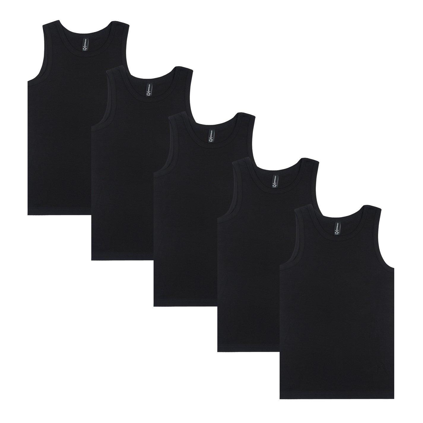 Black - Donnay - 5pk Vest Jn - 1