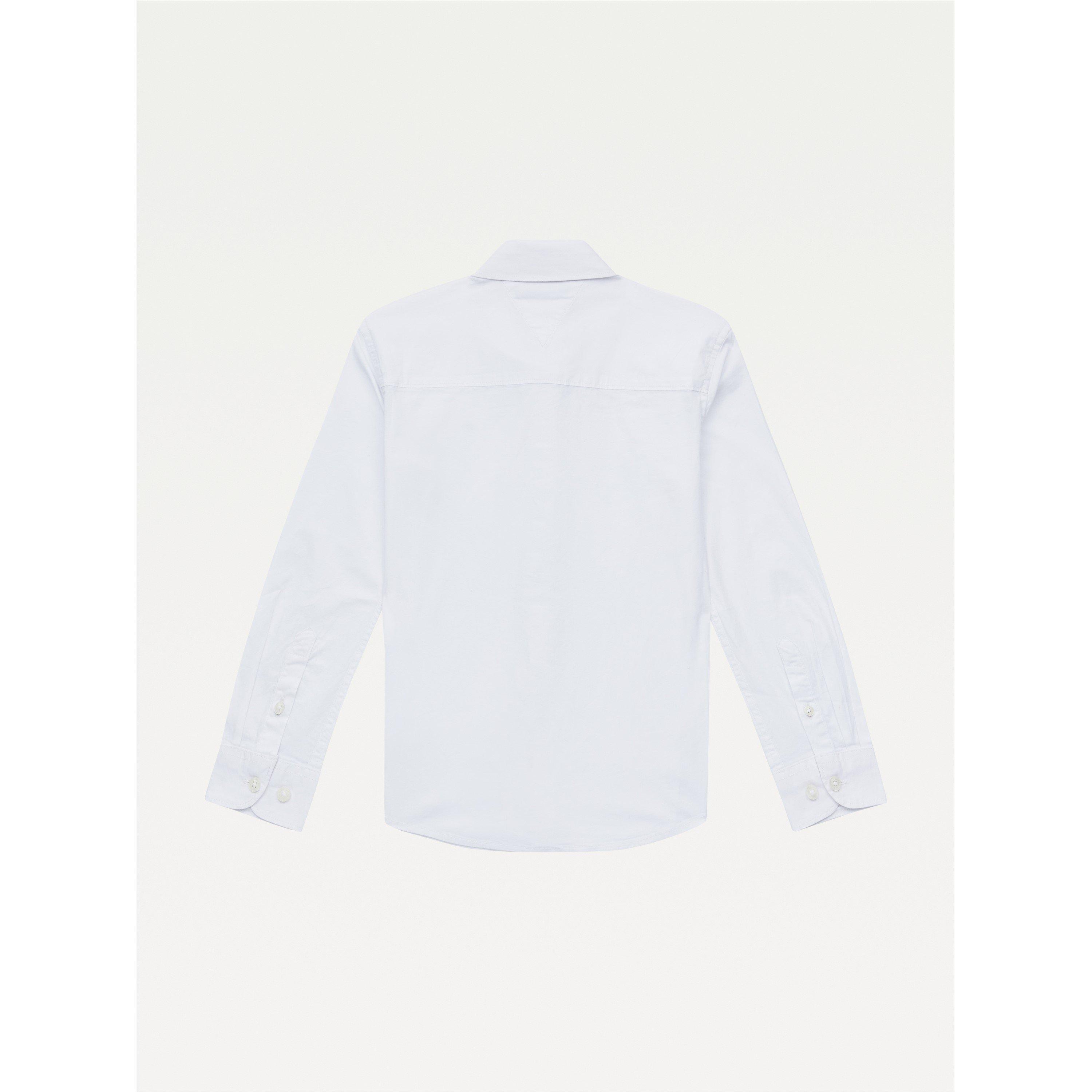 Wit - Tommy Hilfiger - Kids' Long-Sleeve Solid Stretch T-Shirt - 3