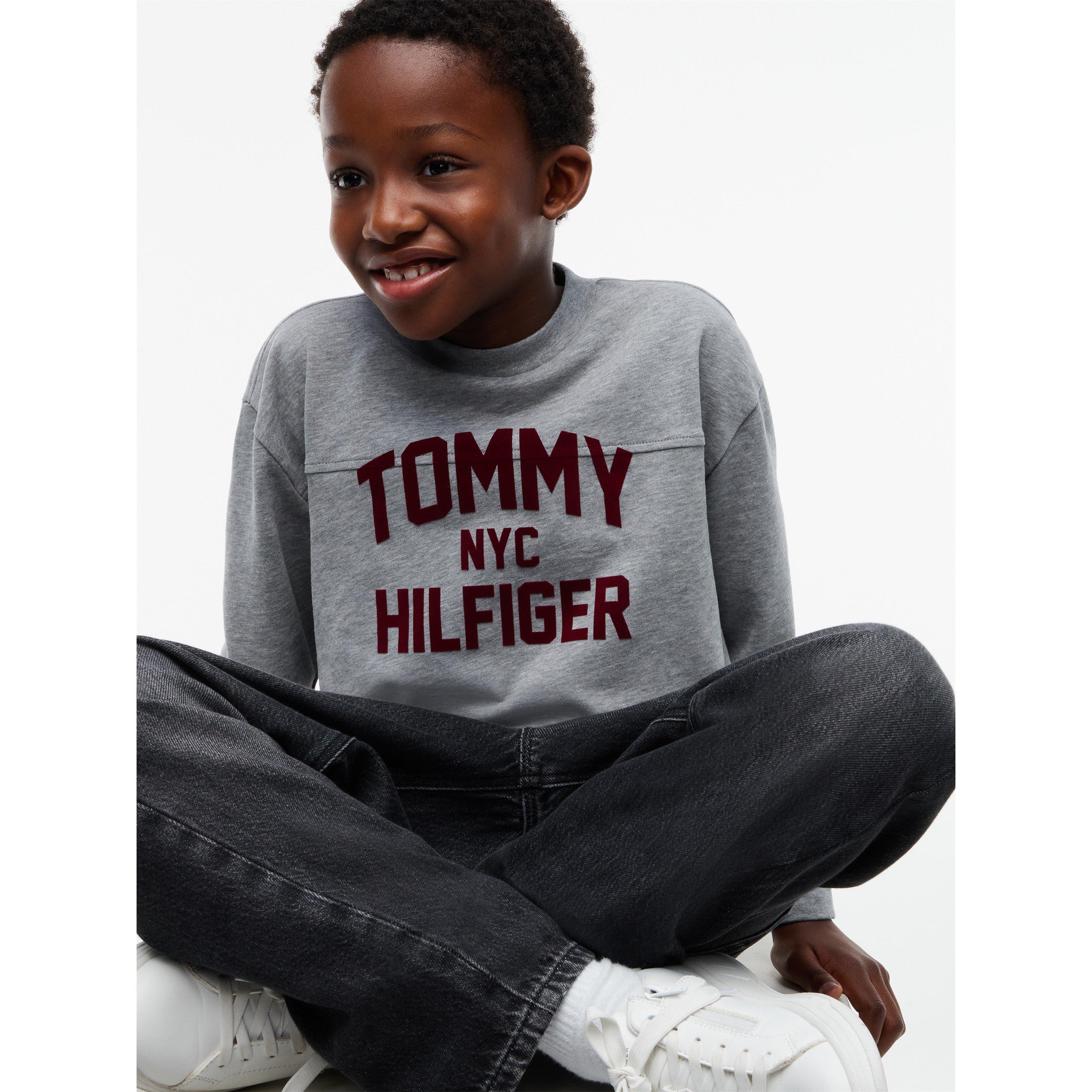 MedGrey Heather - Tommy Hilfiger - Kids' Varsity Long-Sleeve T-Shirt - 4