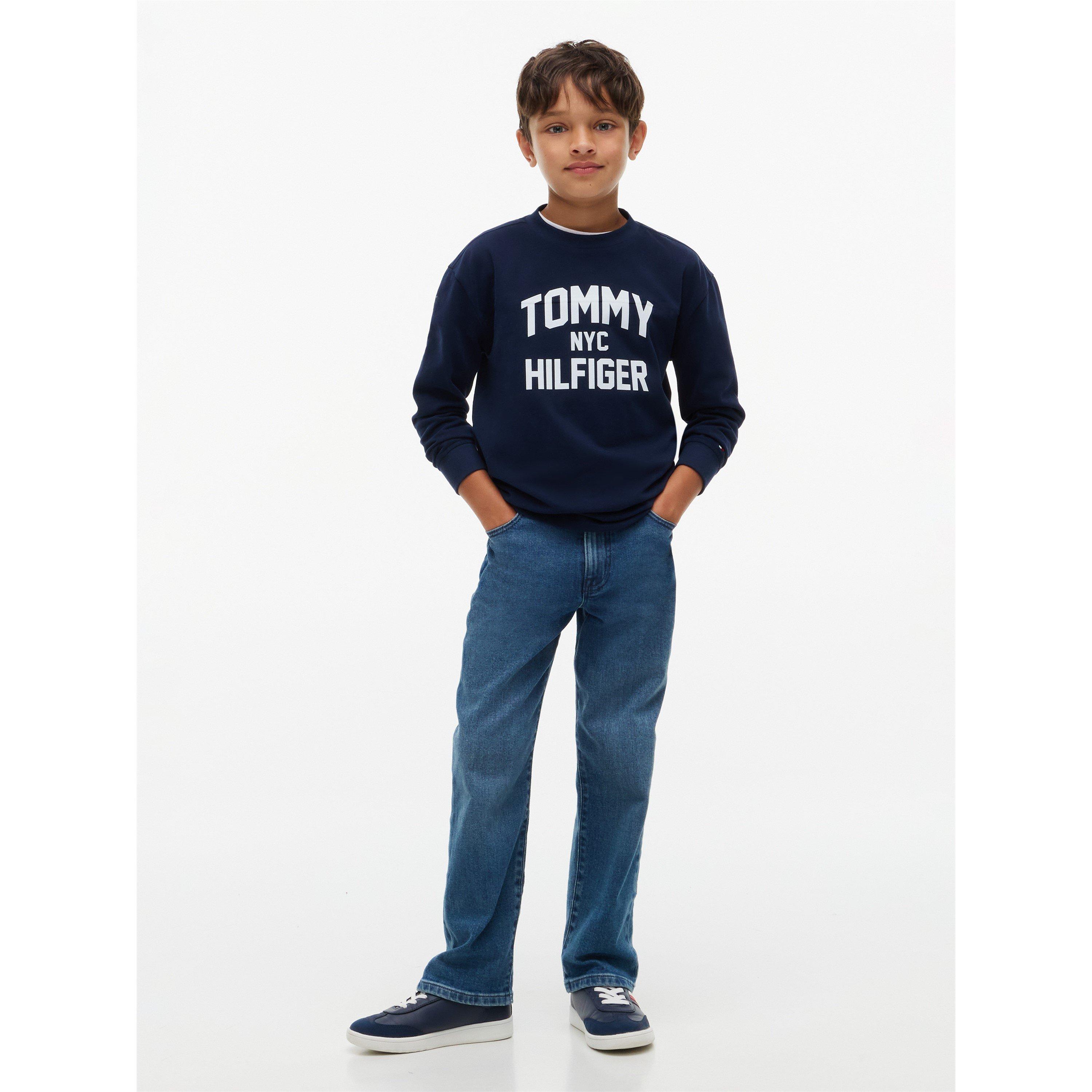 Dark Blue C1G - Tommy Hilfiger - Kids' Varsity Long-Sleeve T-Shirt - 2