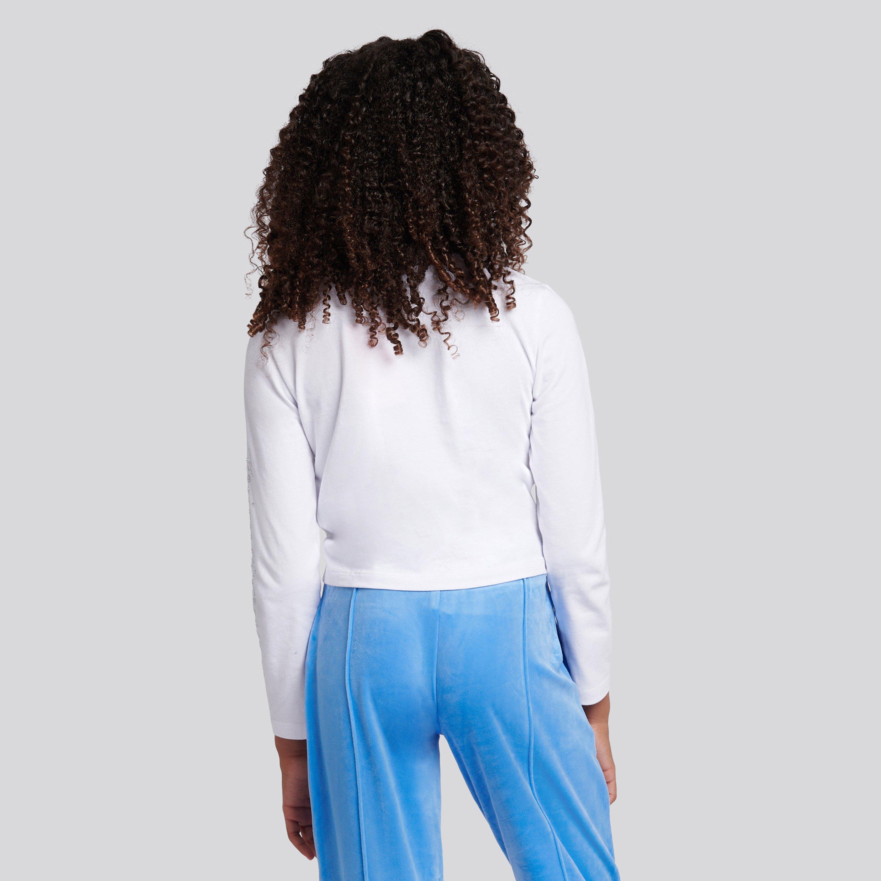 White 002 - Juicy Couture - Kids' Diamond Long-Sleeve T-Shirt - 4