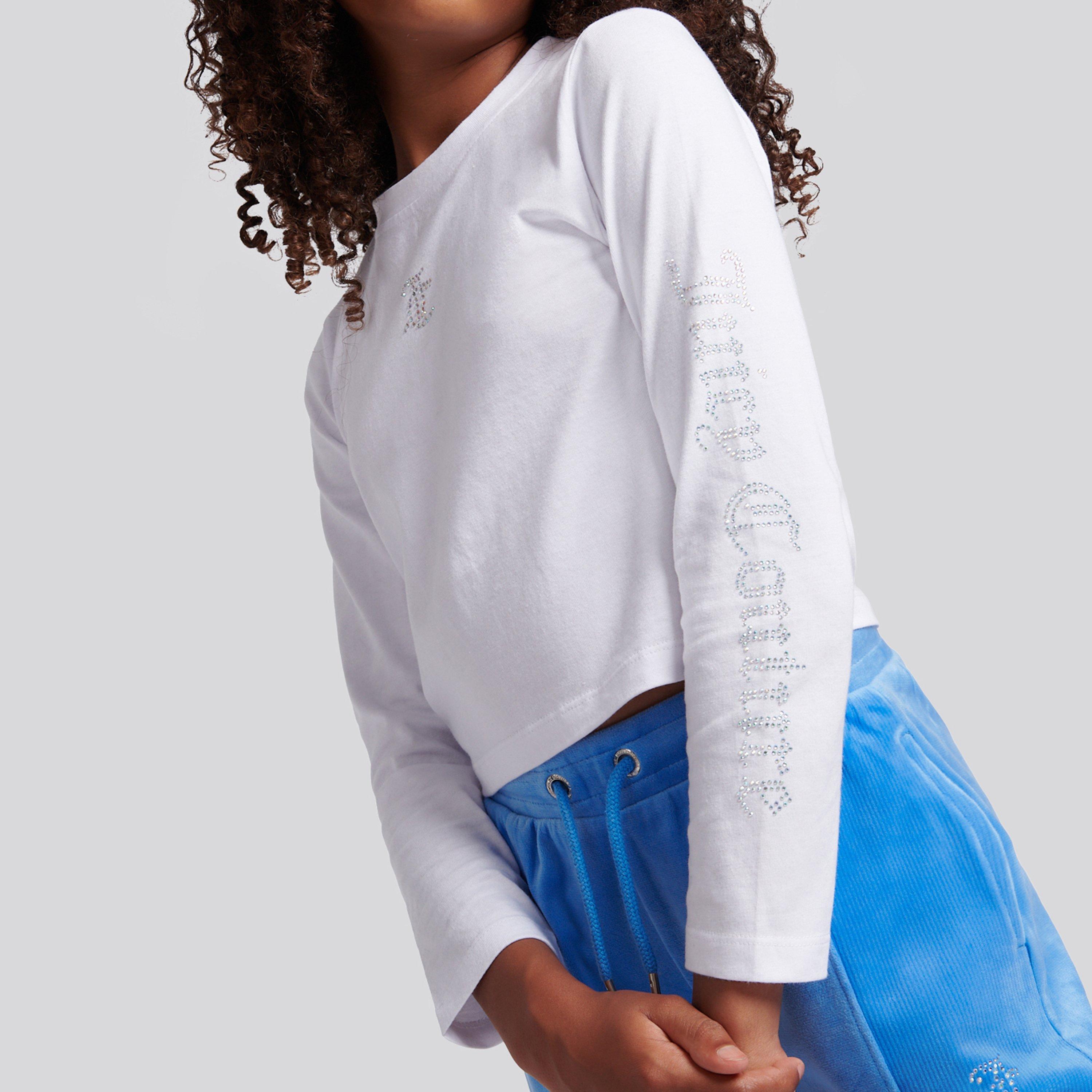 White 002 - Juicy Couture - Kids' Diamond Long-Sleeve T-Shirt - 5