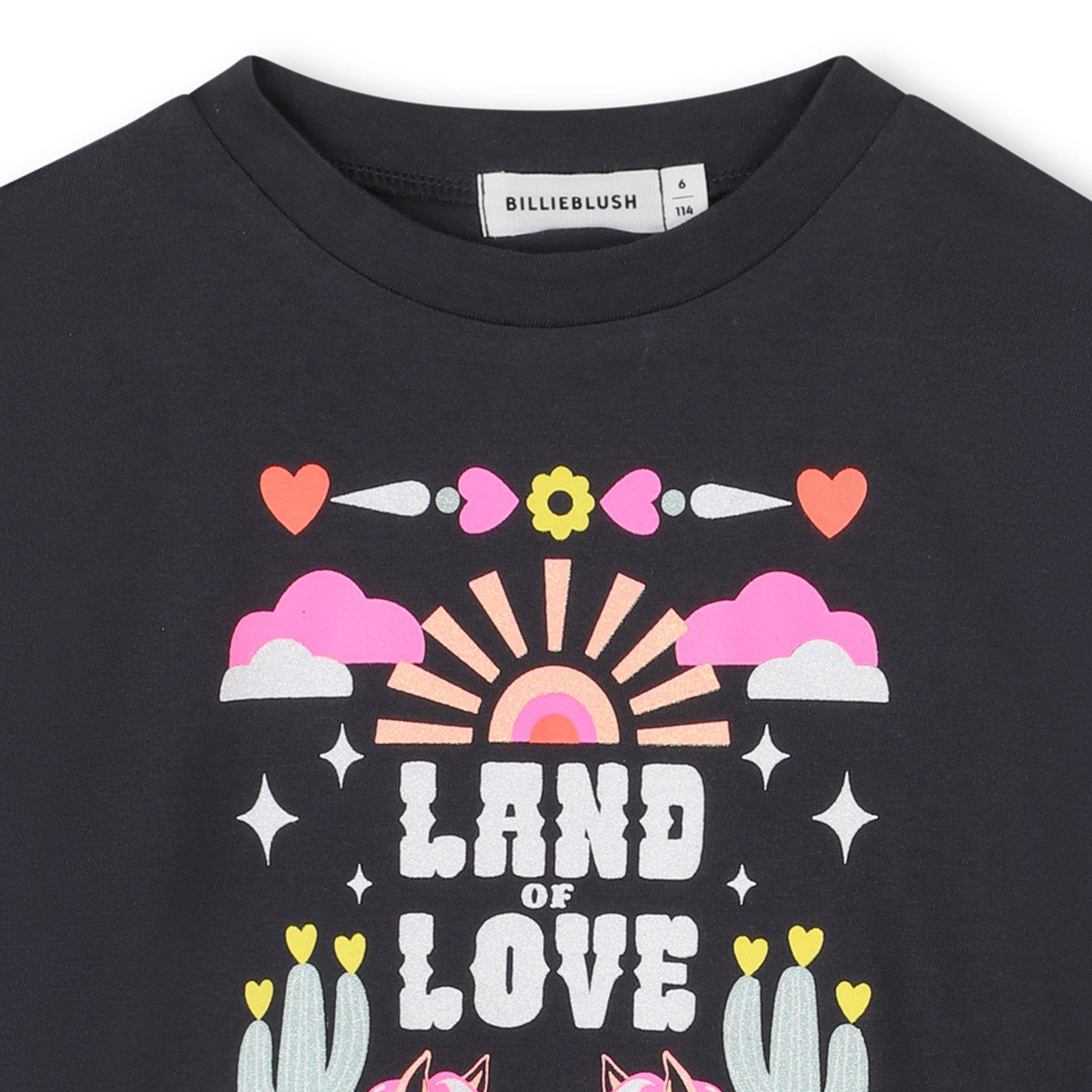 Dark Grey - Billieblush - BilBlsh Graphic LS T Jn61 - 3