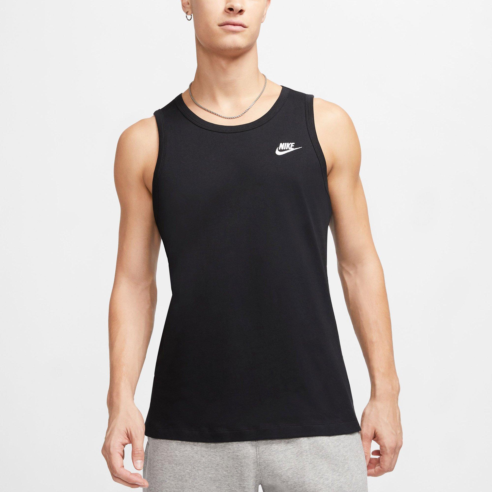 Black/White - Nike - Sportswear Club Mens Tank Top - 3