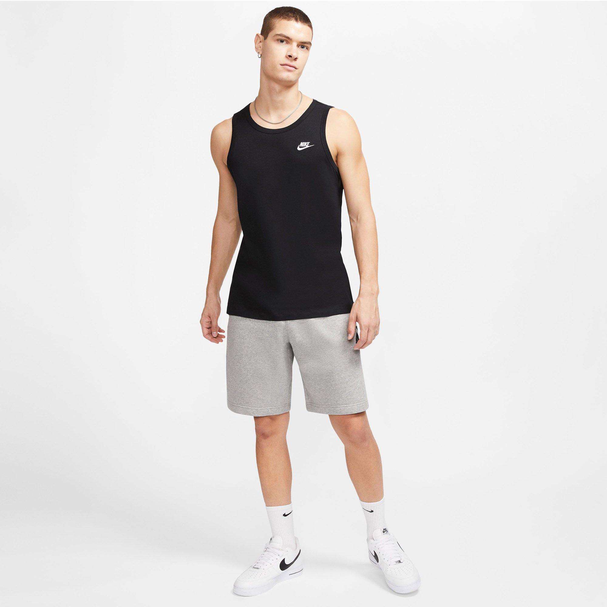 Black/White - Nike - Sportswear Club Mens Tank Top - 7