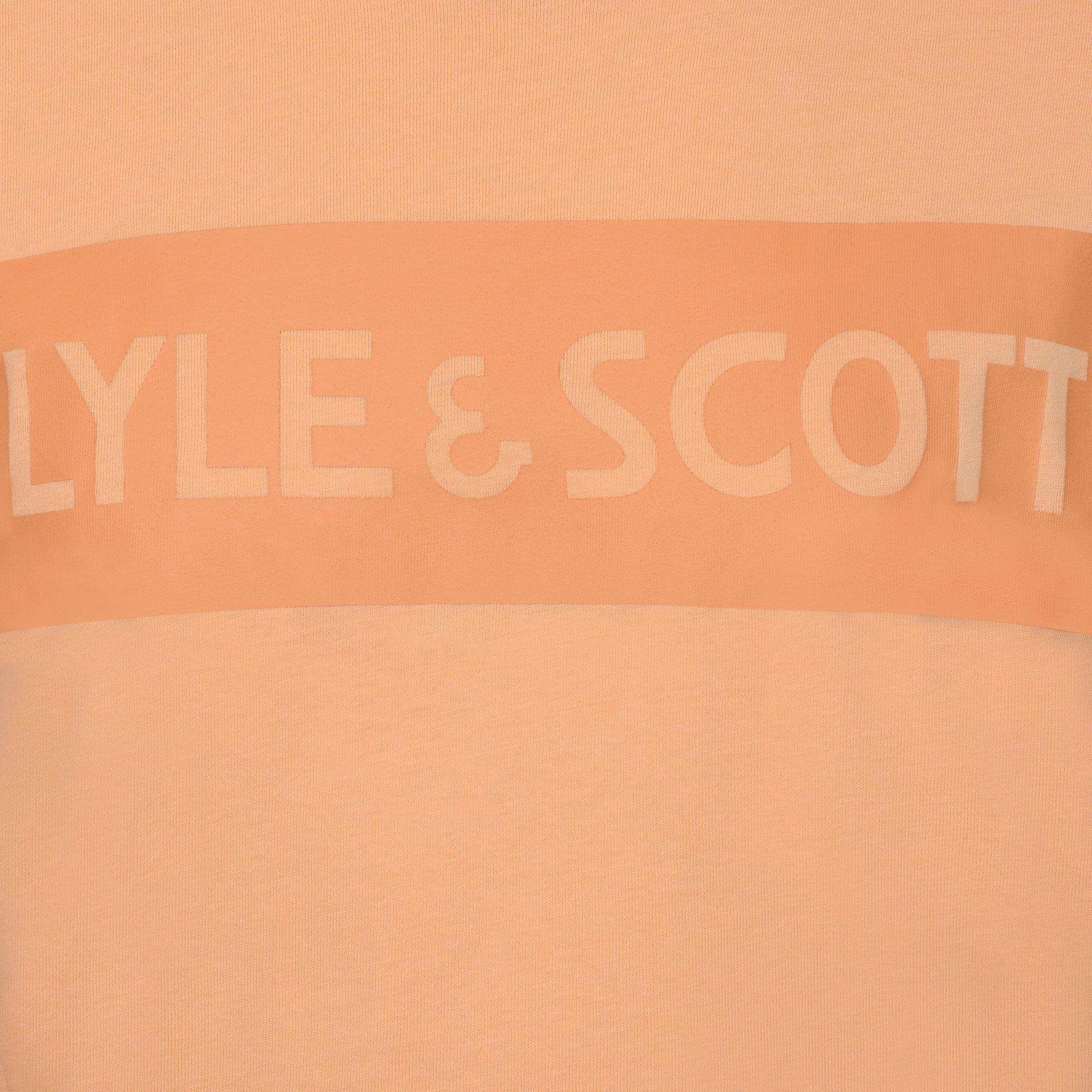 Orange corail - Lyle and Scott - Tonal Logo Long-Sleeve T-Shirt - 3