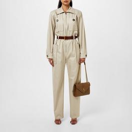 Saint Laurent Jumpsuit In Cotton Twill