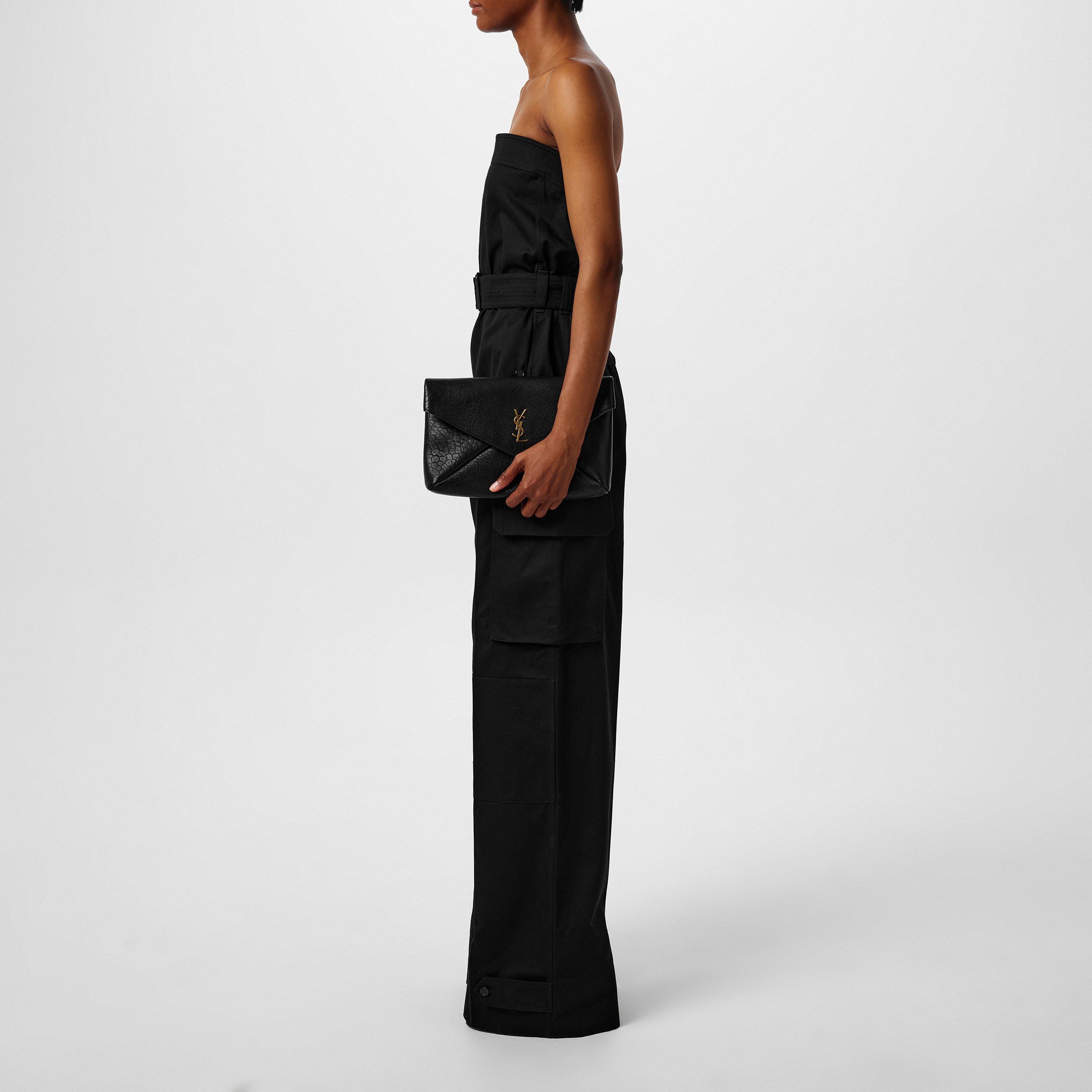 NOIR - Saint Laurent - Cassandre Strapless Jumpsuit - 2