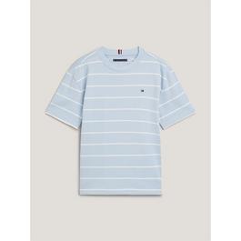 Tommy Hilfiger Striped Logo T Shirt