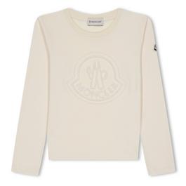 Moncler Logo Long Sleeved T-Shirt Juniors
