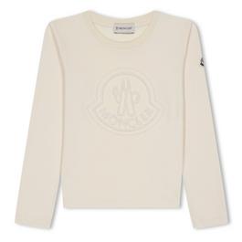 Moncler Logo Long Sleeved T Shirt Juniors